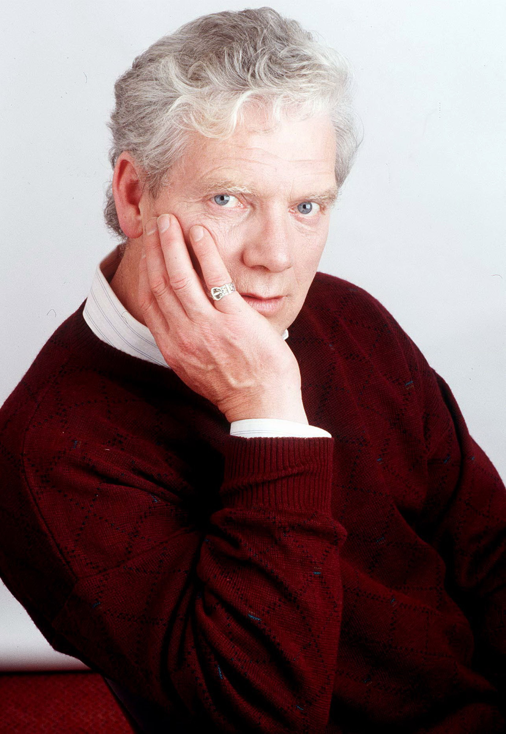 Geoffrey Hinsliff posing