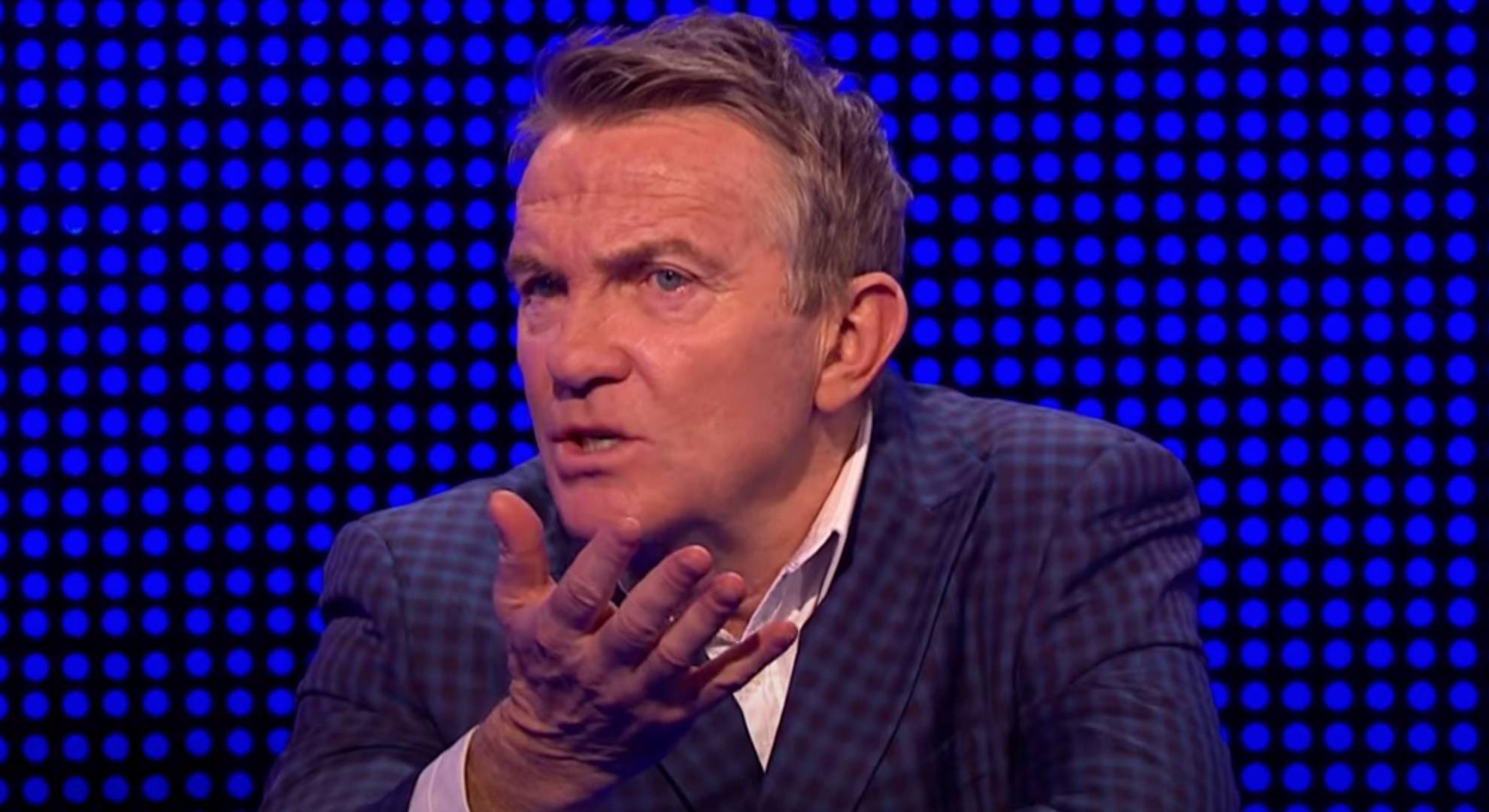 Bradley Walsh looks peeved