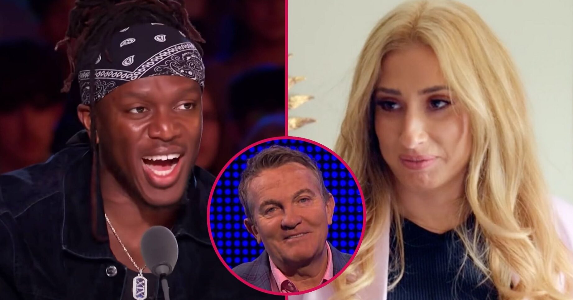 KSI shares his thoughts, Bradley Walsh grimances, Stacey Solomon smiles thinly
