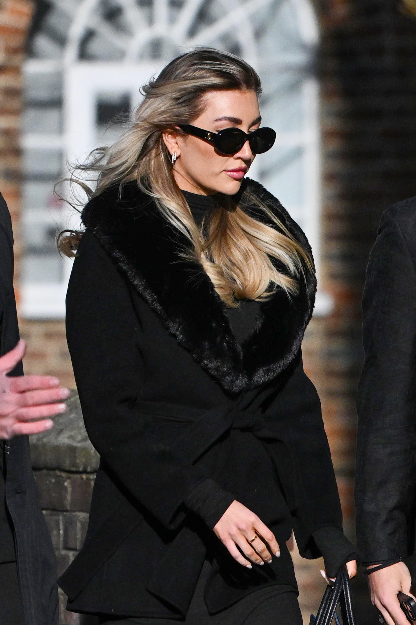 Kate Cassidy at Liam Payne's funeral
