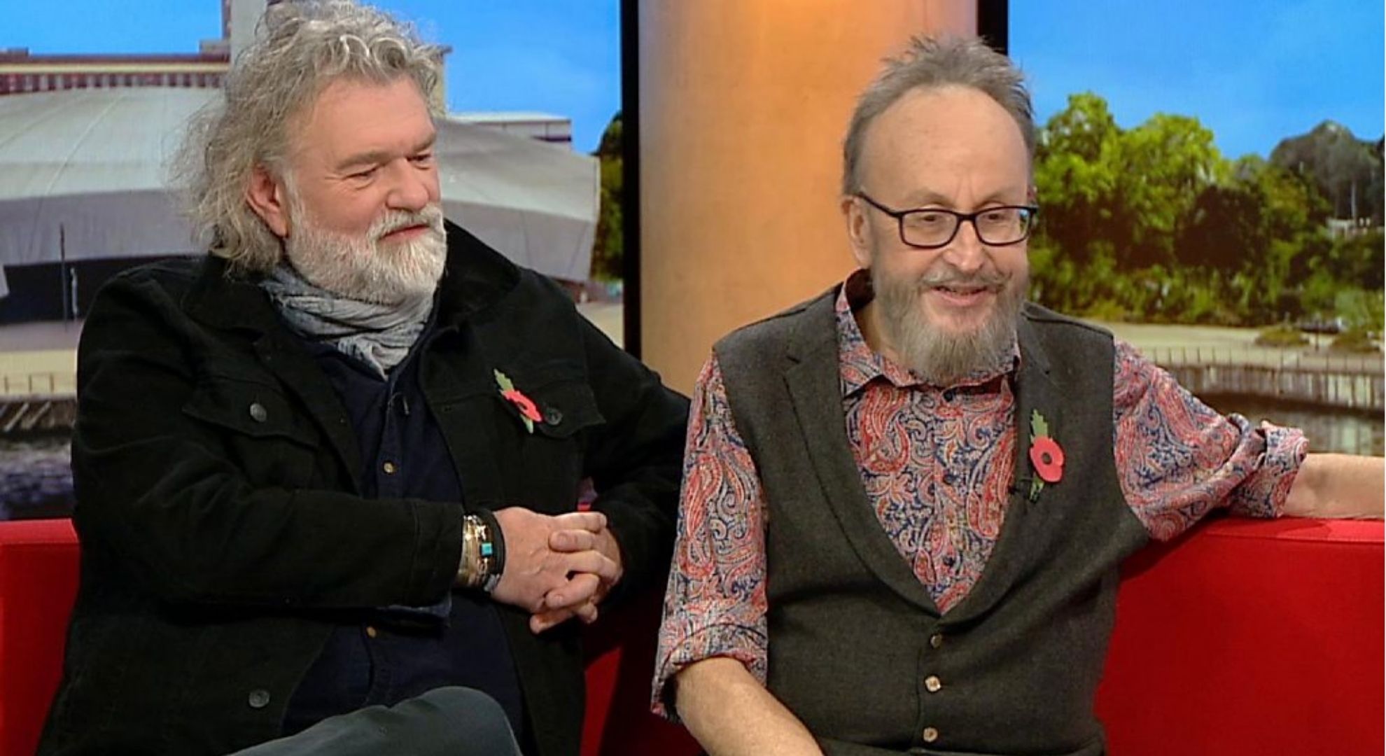 Si King and Dave Myers on BBC Breakfast