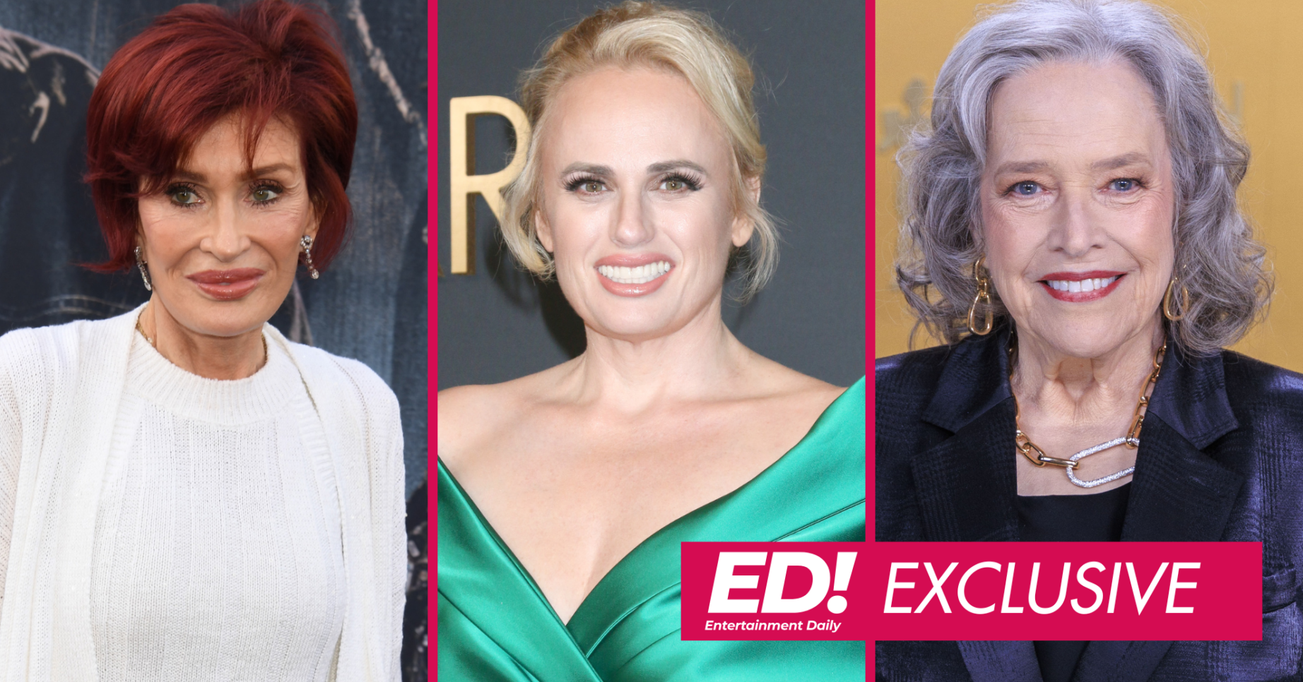 Sharon Osbourne, Rebel Wilson and Kathy Bates