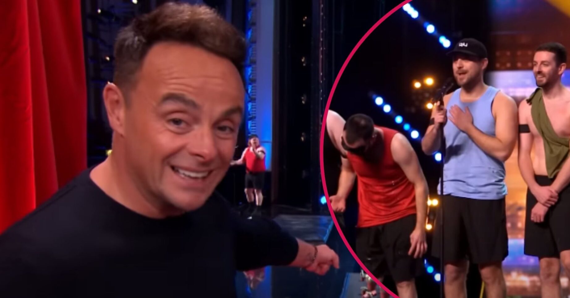 Ant McPartlin and Britain's Got Talent act on ITV show