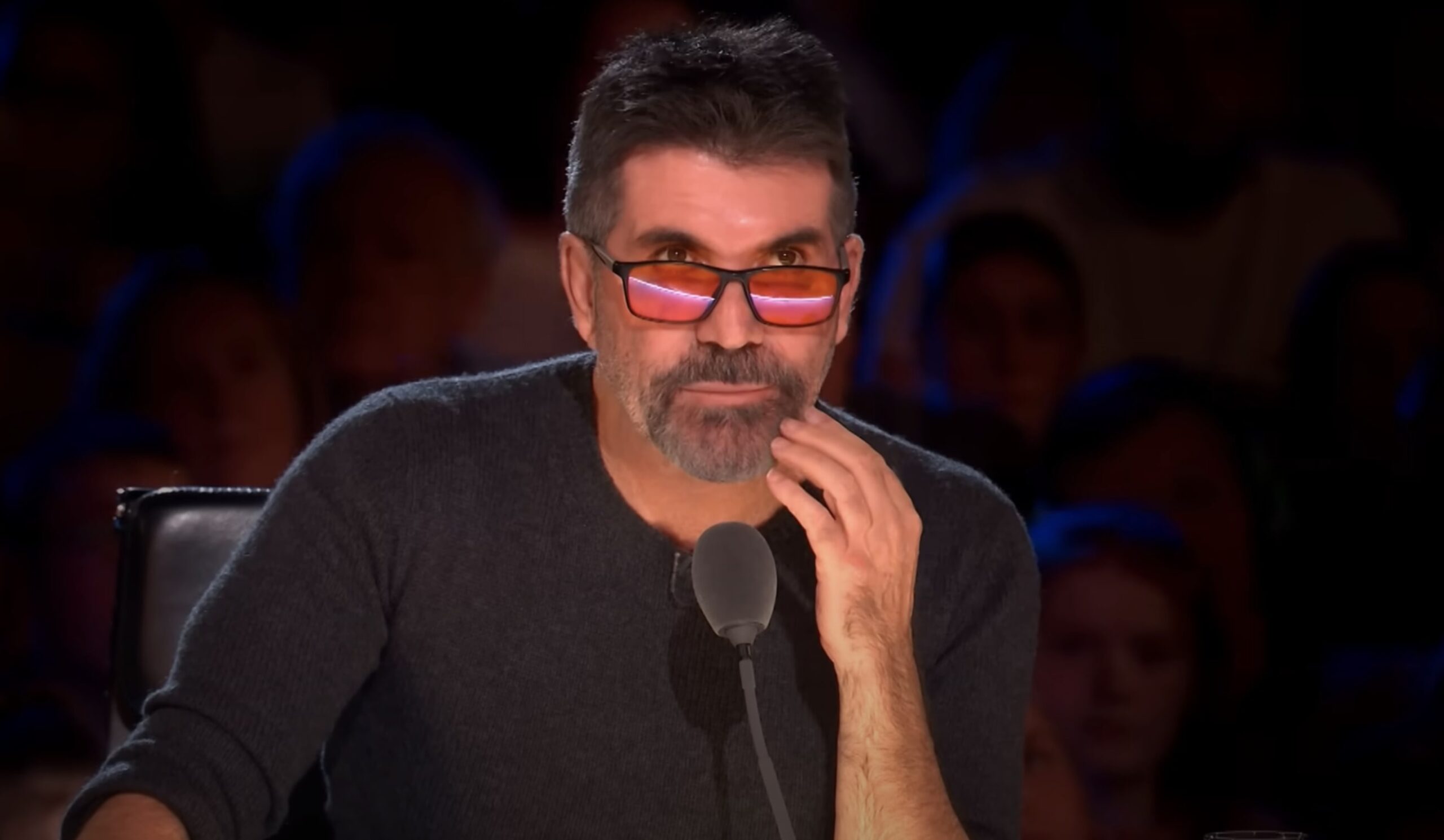 Simon Cowell judging Britain's Got Talent