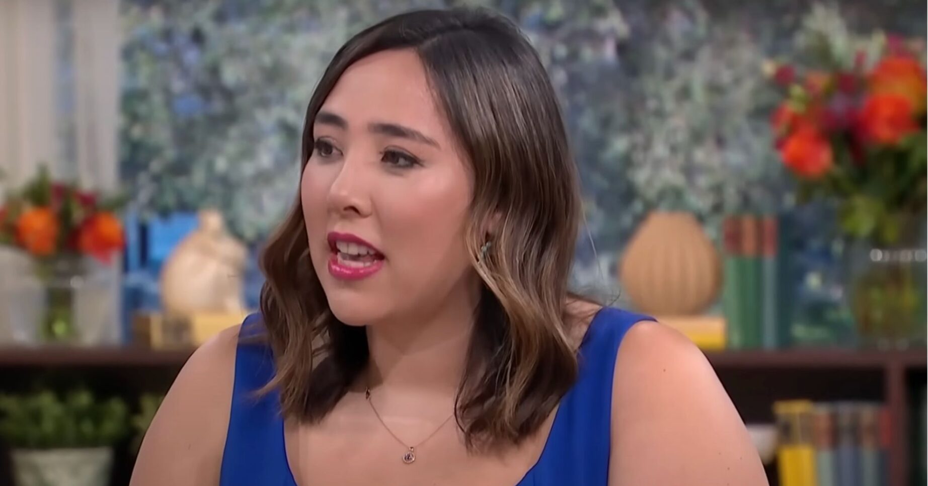 Michelle Elman speaking on This Morning