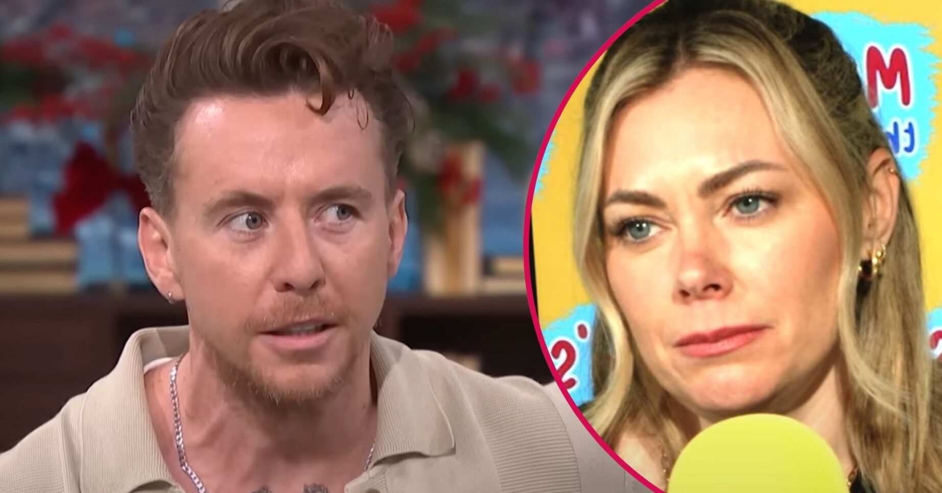 Danny Jones speaking on This Morning / Georgia looking sad