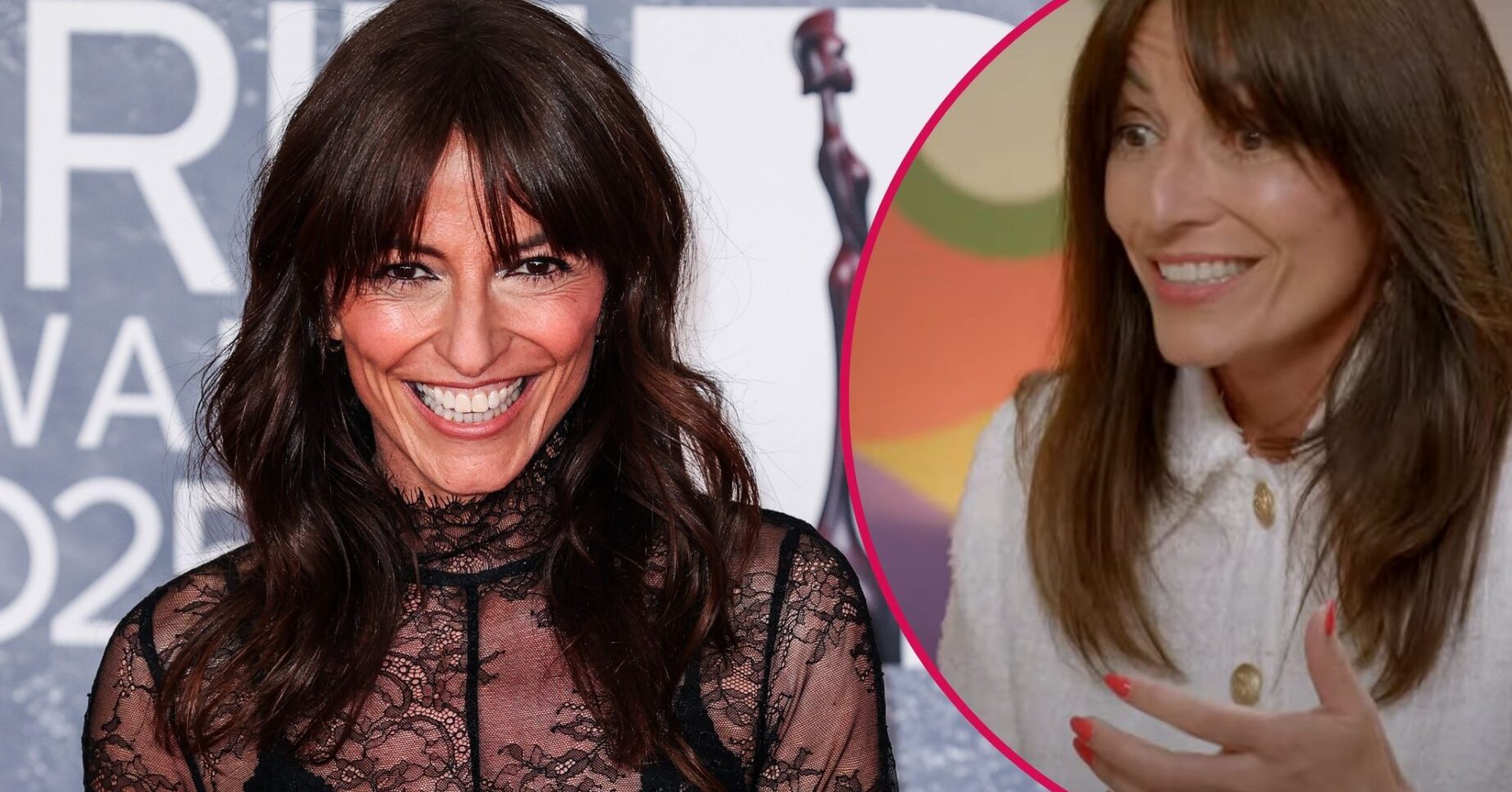 Split image of Davina McCall