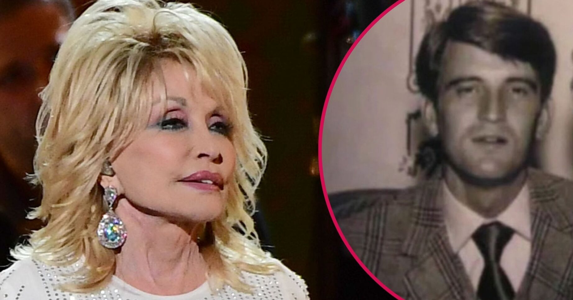 Split image of Dolly Parton and Carl Dean
