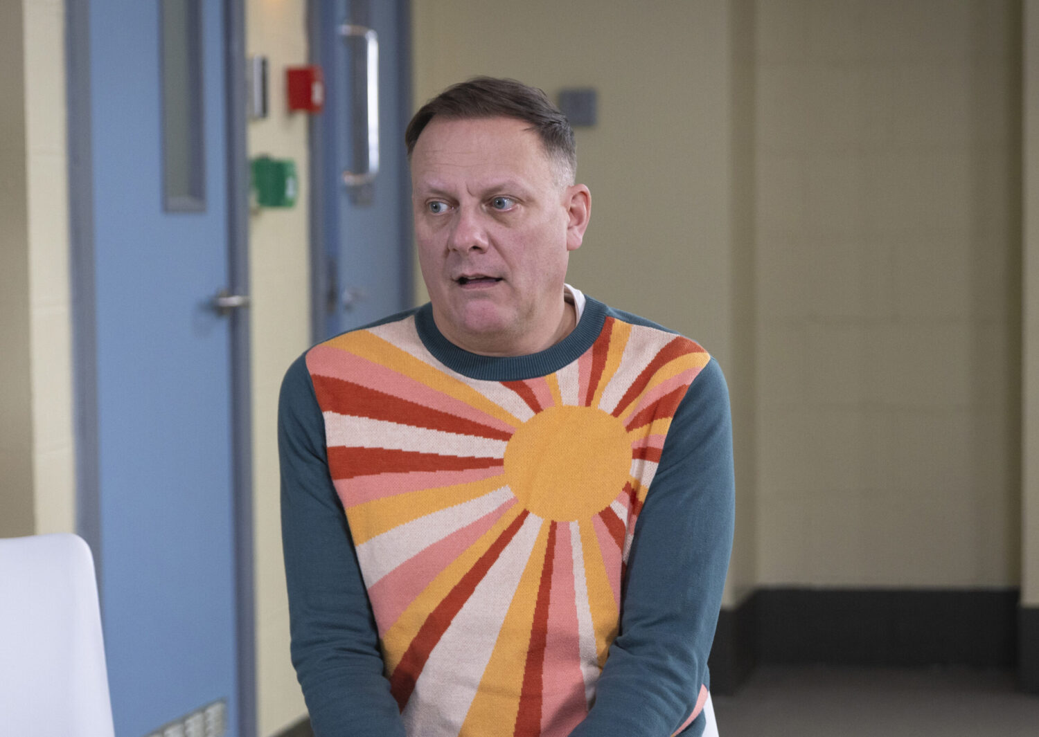 Sean worried in Coronation Street