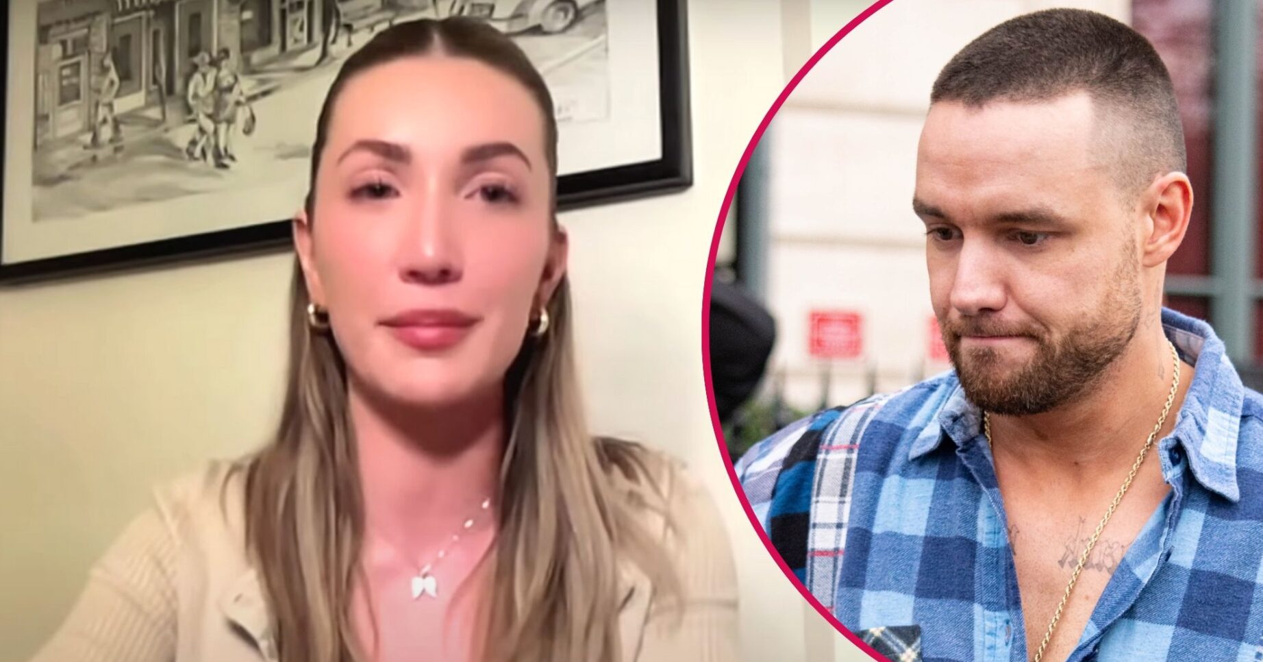 Kate Cassidy speaking on Lorraine / Liam Payne looking serious
