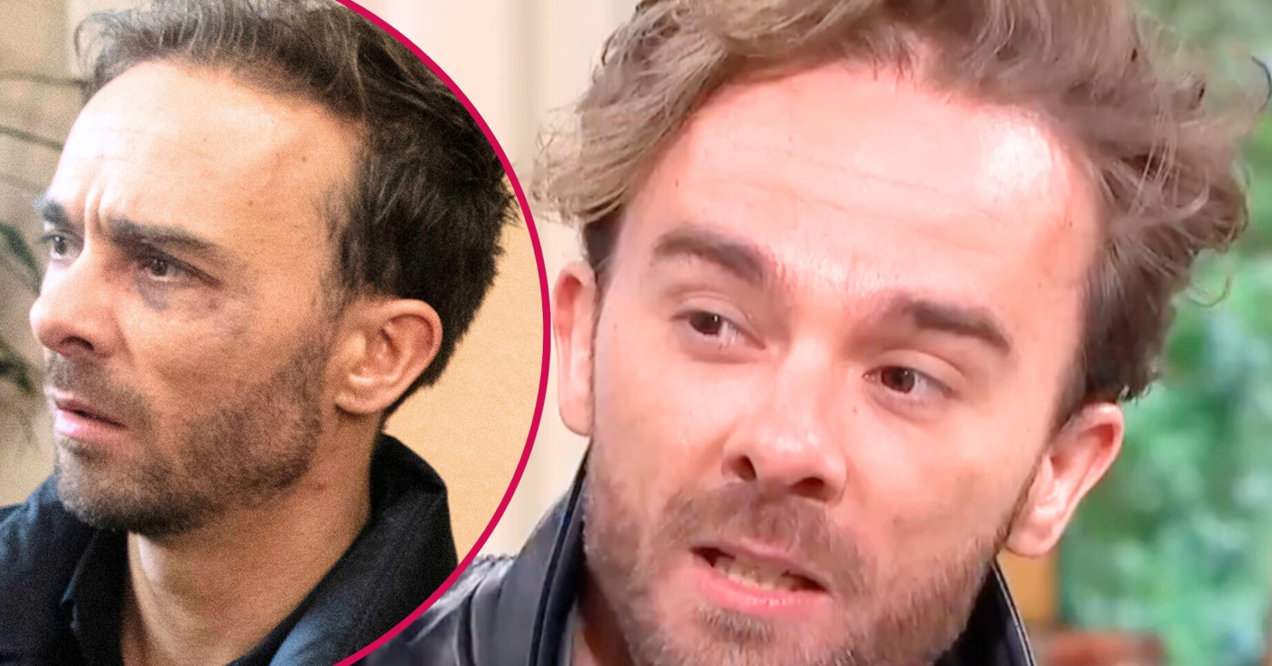 Coronation Street's Jack P Shepherd, in a bubble is David Platt