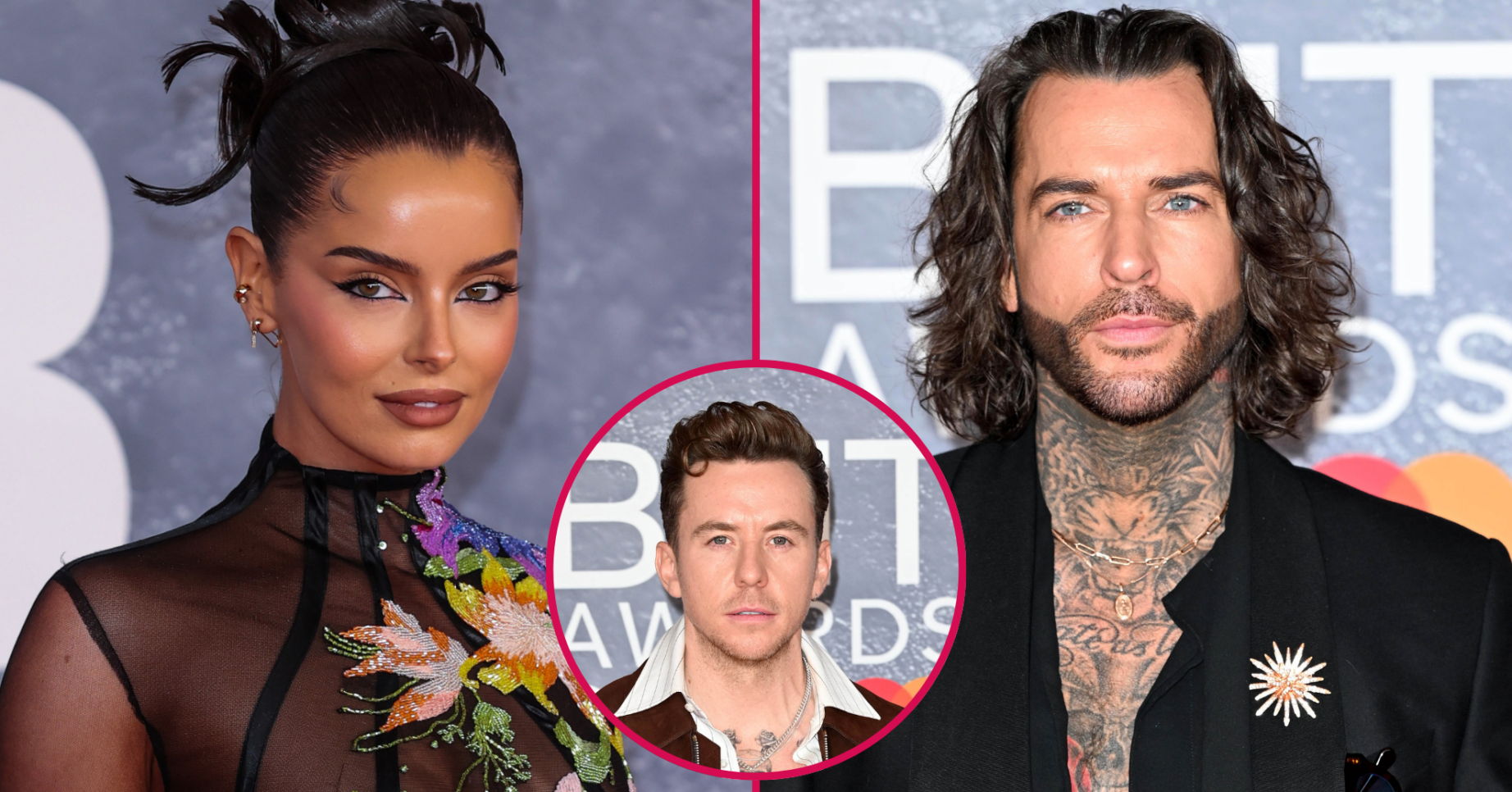 Maura Higgins, Danny Jones, Pete Wicks at the BRITs