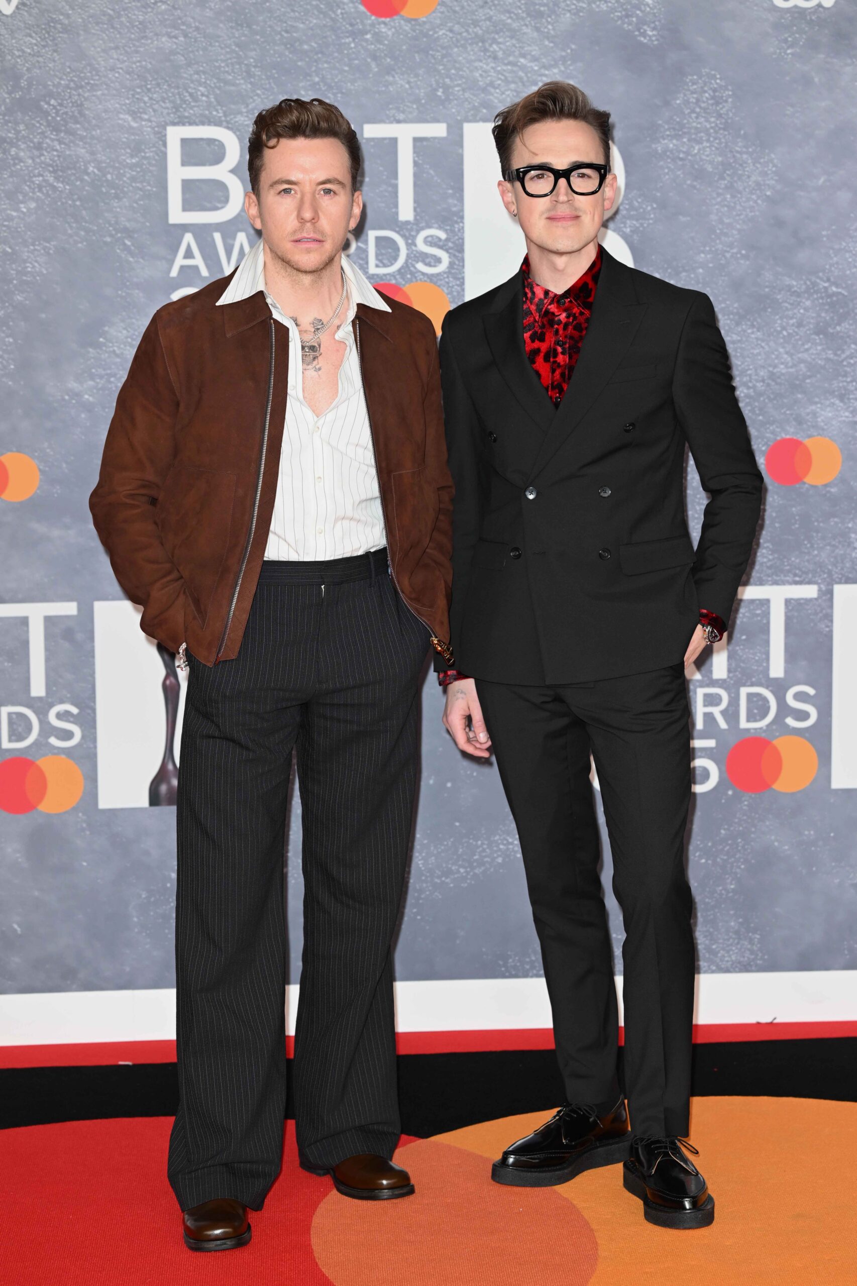 Danny Jones and Tom Fletcher at the BRITS
