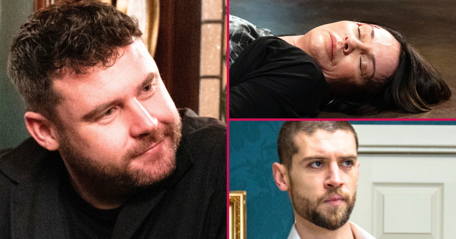 Emmerdale's Aaron, Chas, Joe