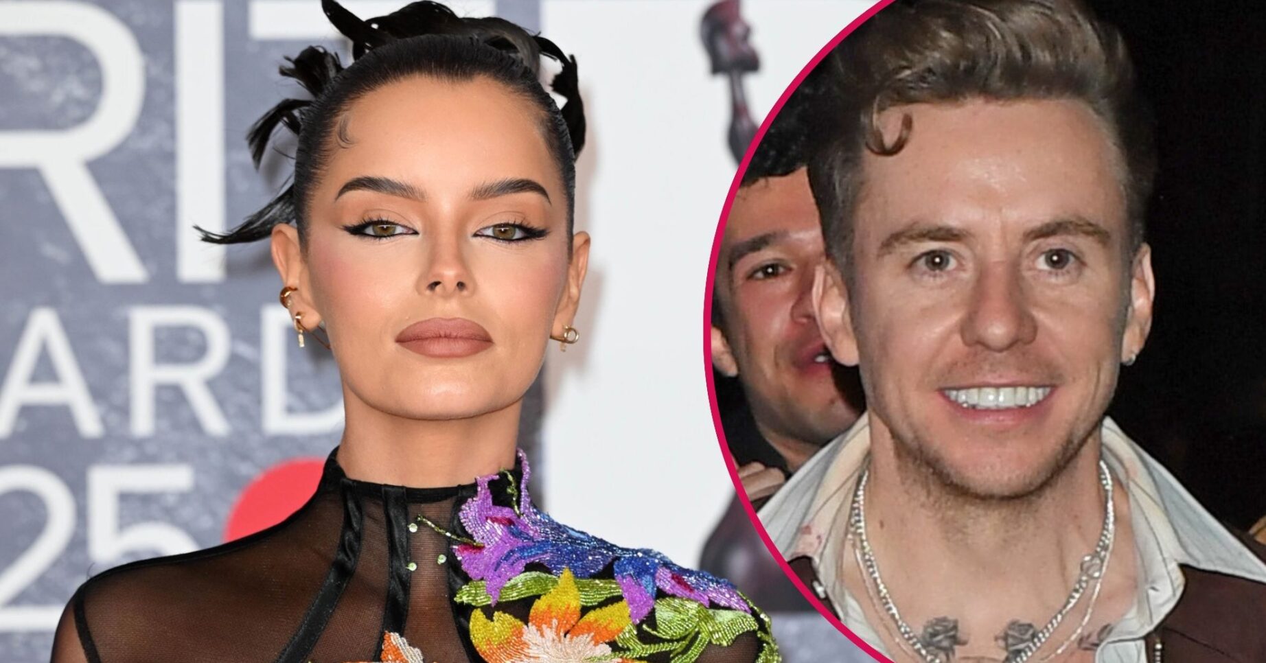 Split image of Maura Higgins and Danny Jones