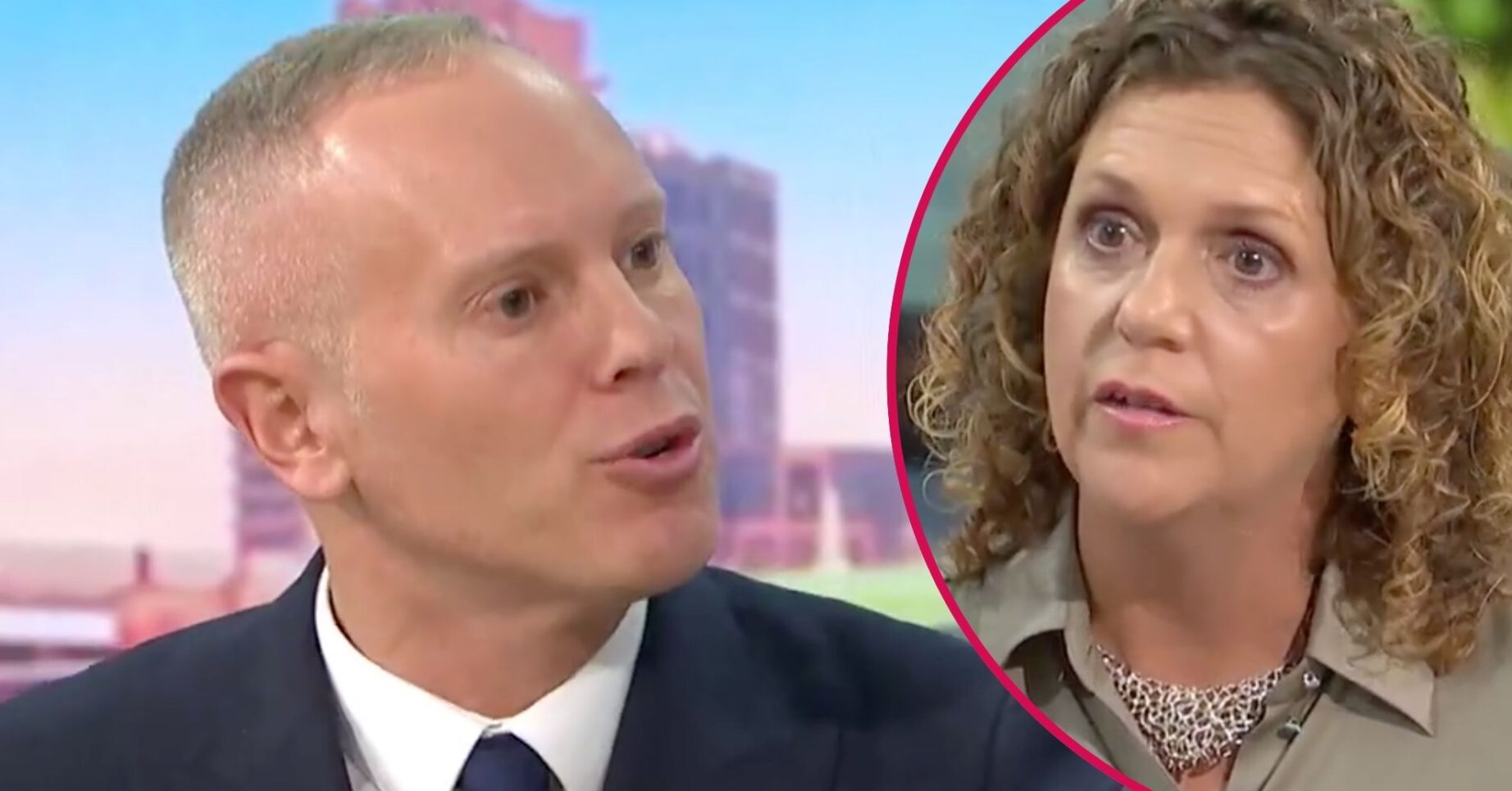 Rob Rinder speaks on GMB today, and Hannah Ingram-Moore looks surprised