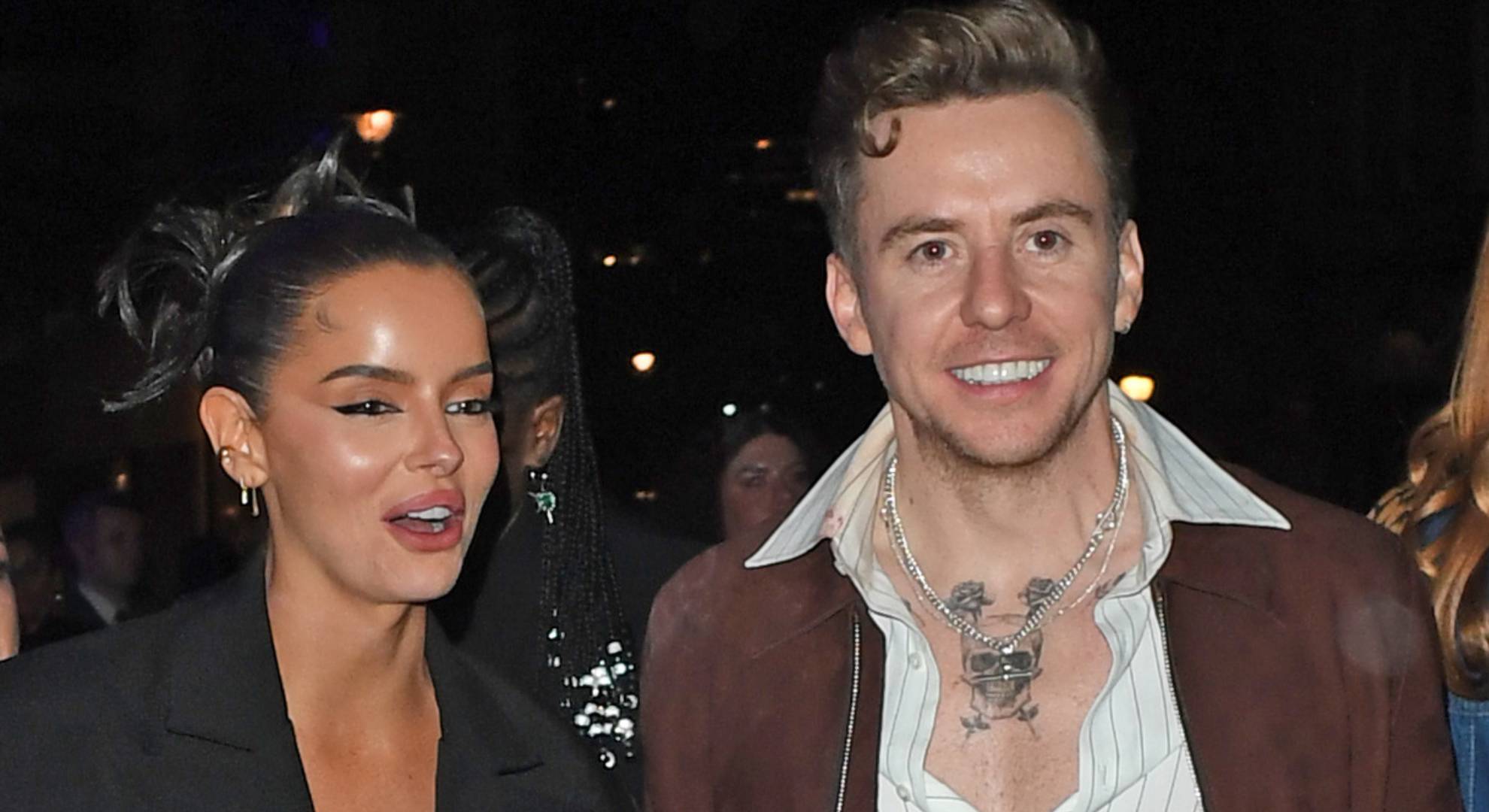 Maura Higgins walking with Danny Jones