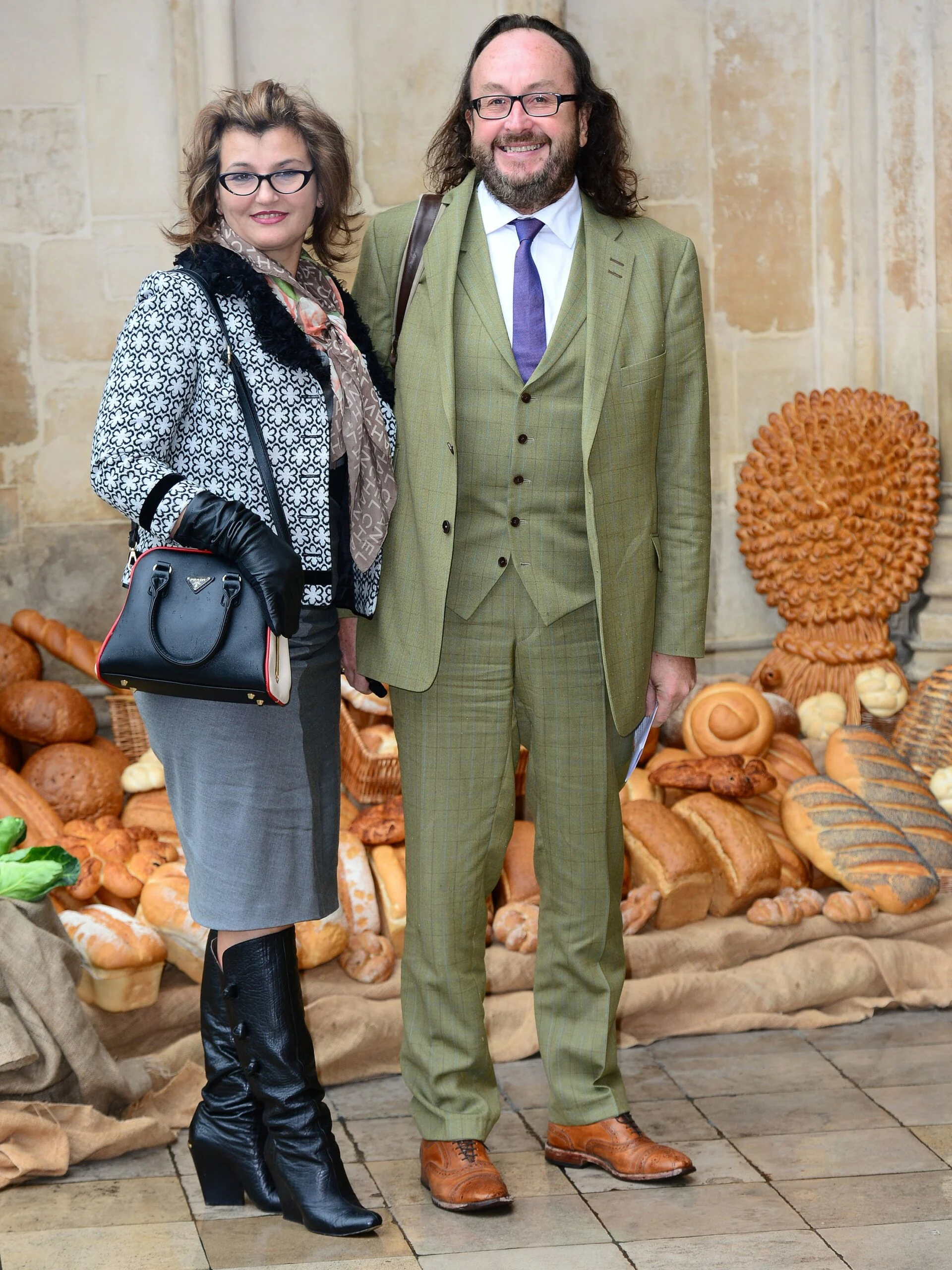 Dave Myers and Lili posing together