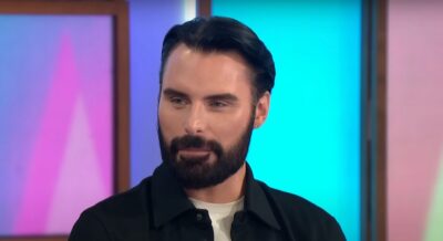 Rylan Clark smiling on Loose Women