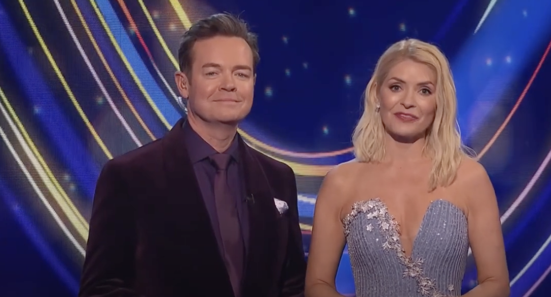 Stephen Mulhern and Holly Willoughby on Dancing On Ice