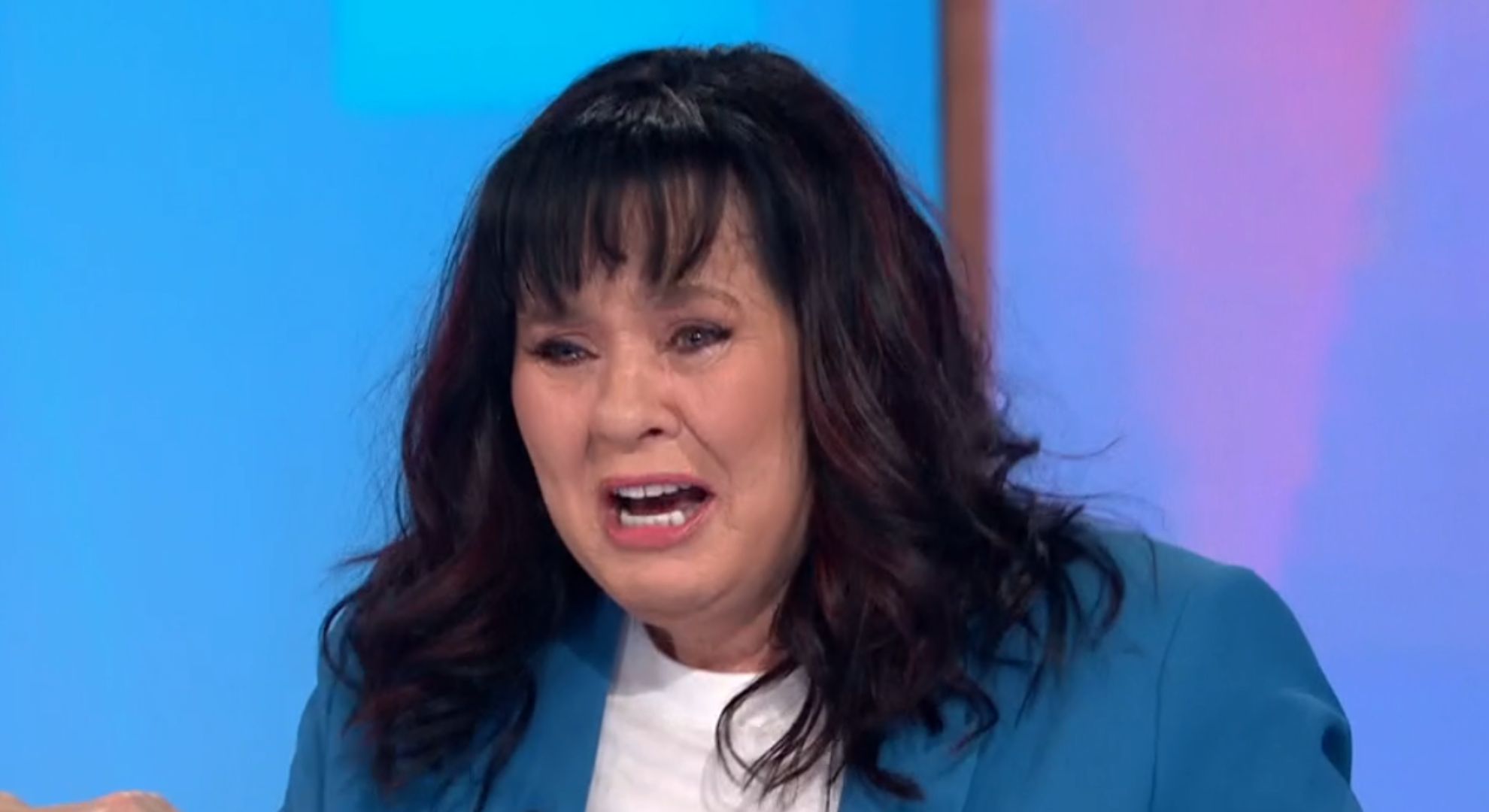 Coleen crying on Loose Women