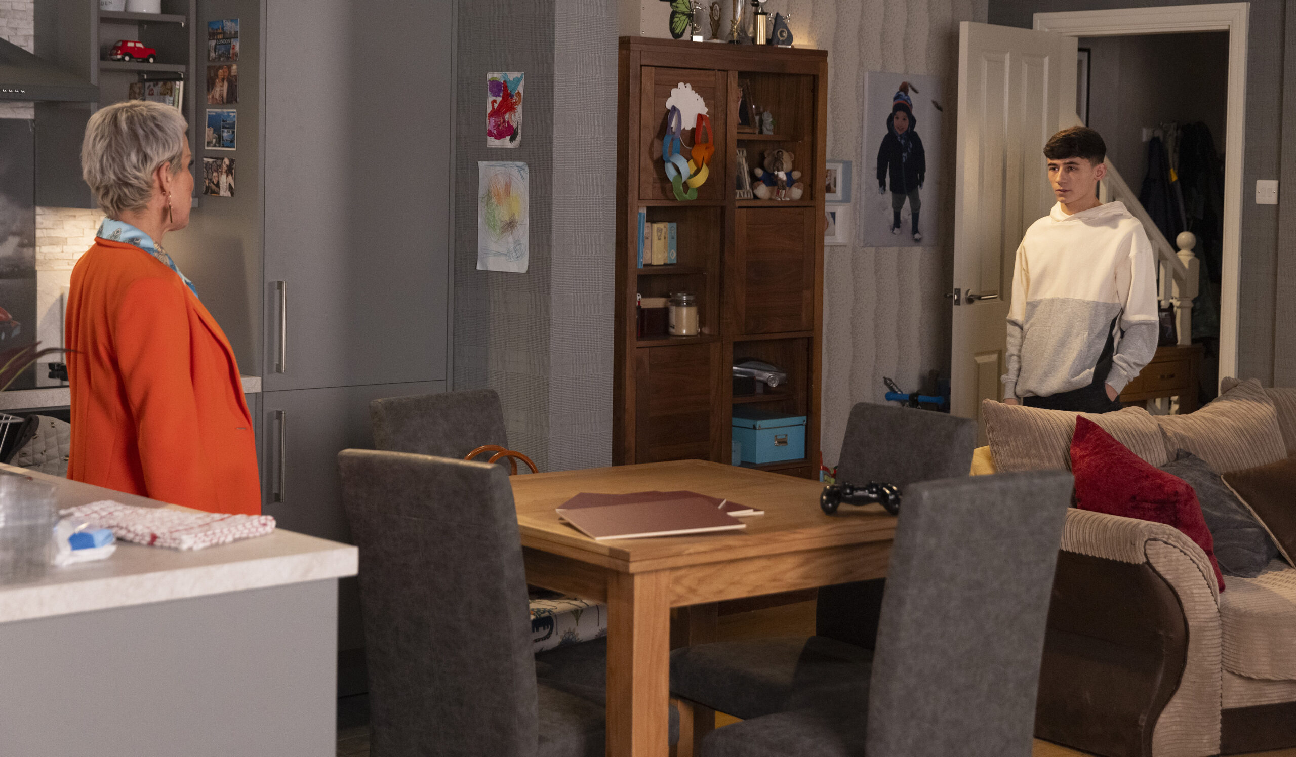 Debbie and Jack talking in Coronation Street