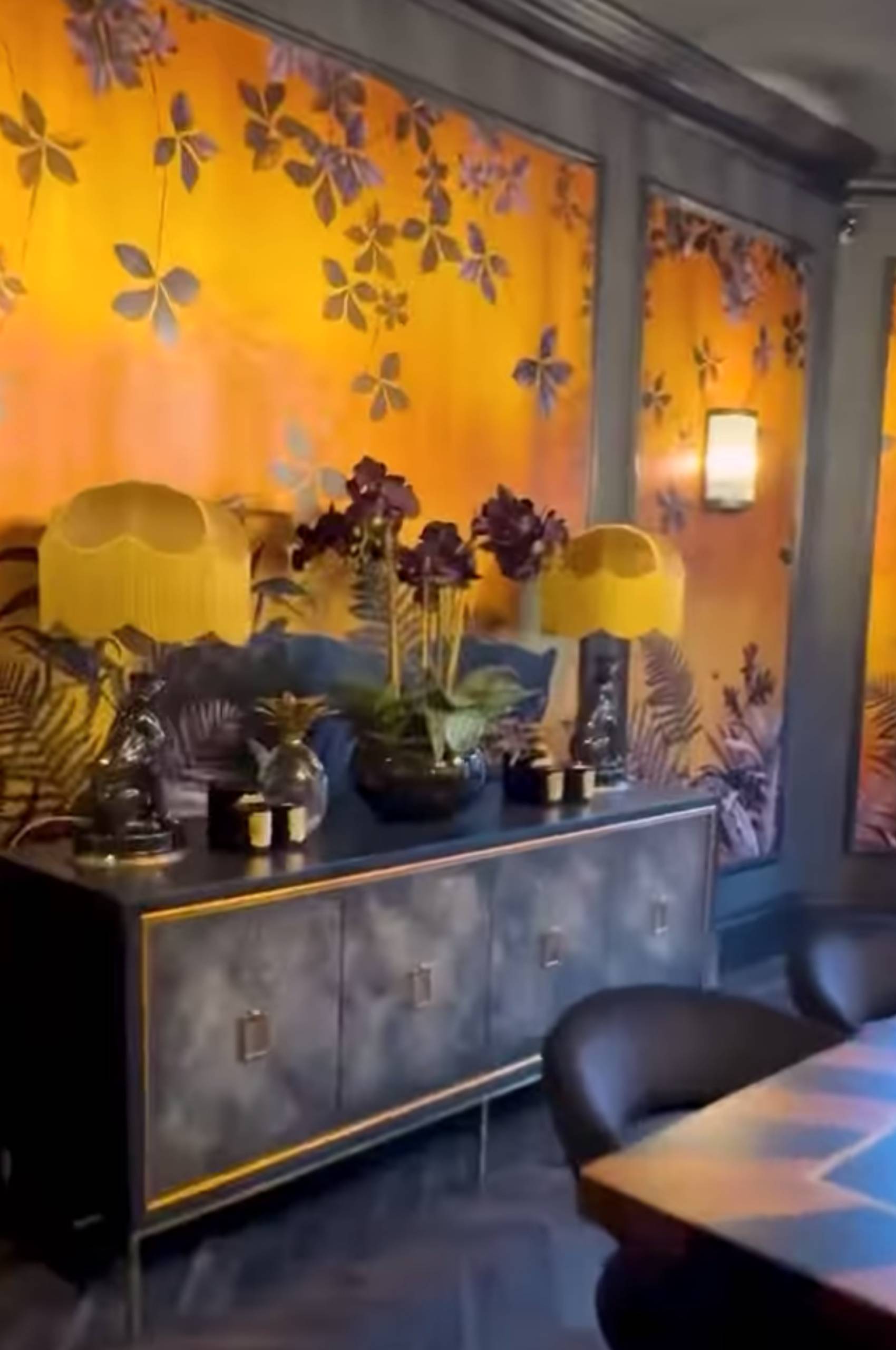 Amanda Holden gives fans a look inside her home and dining room