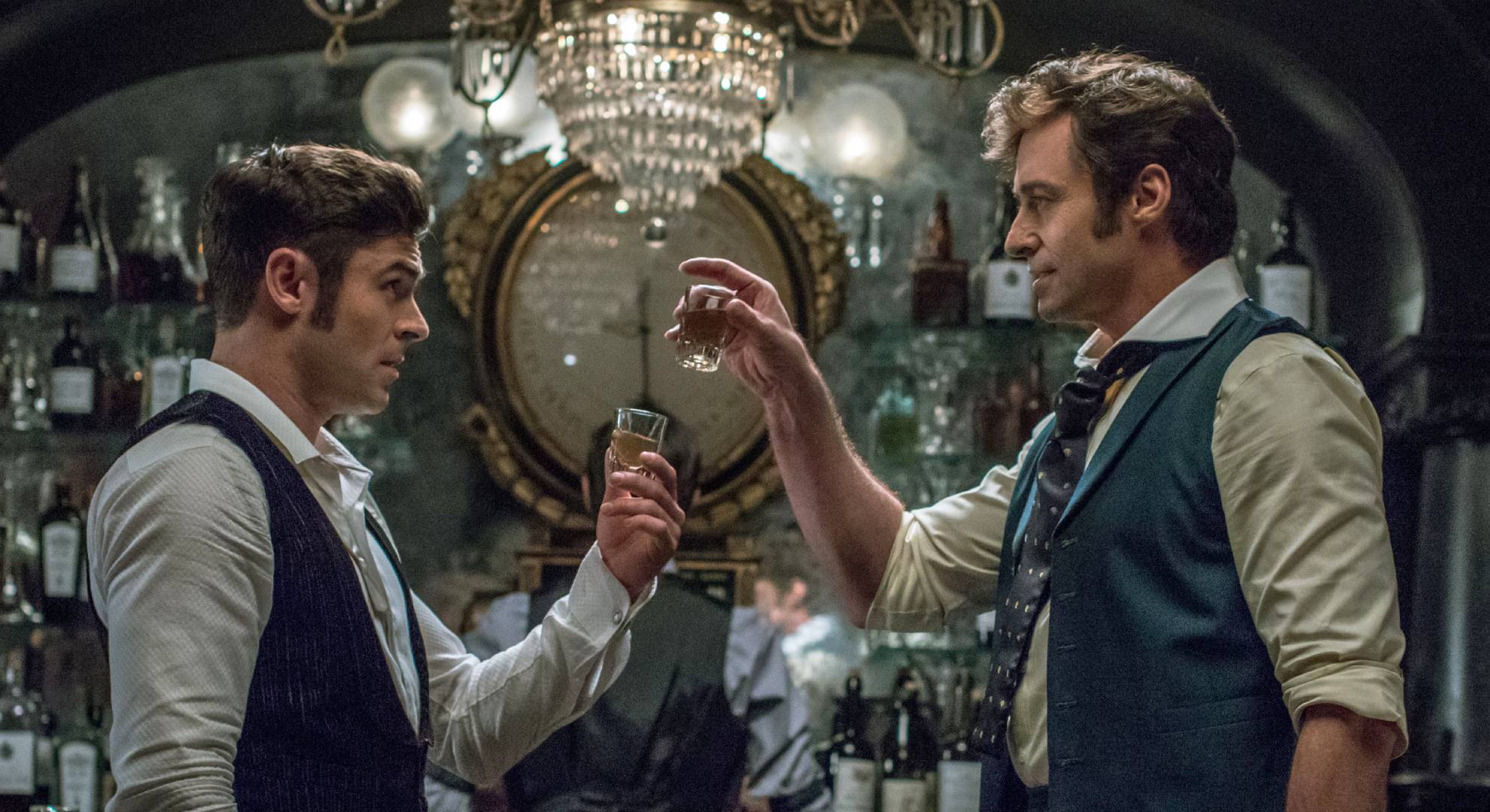 Zac Efron and Hugh Jackman acting