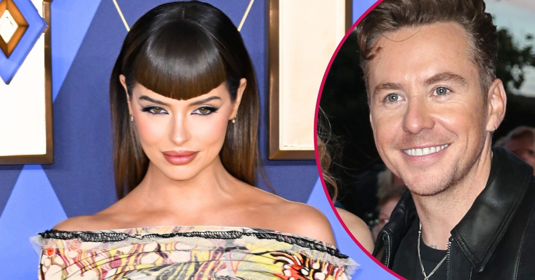 Split image of Maura Higgins and Danny Jones