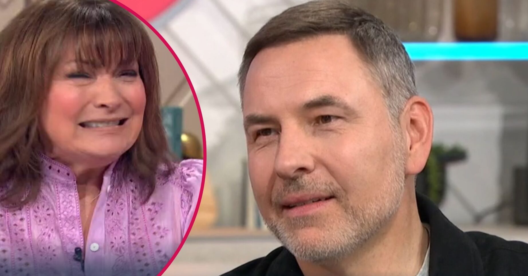 Lorraine Kelly and David Walliams