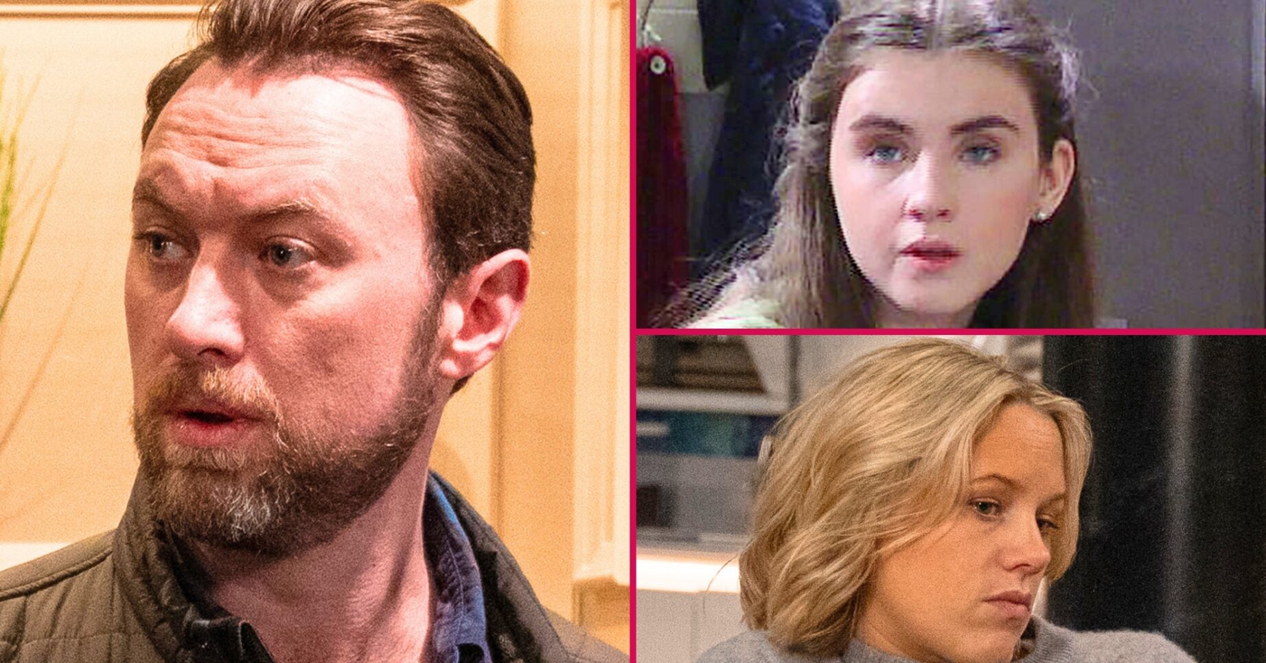 Emmerdale's Liam, April, Steph