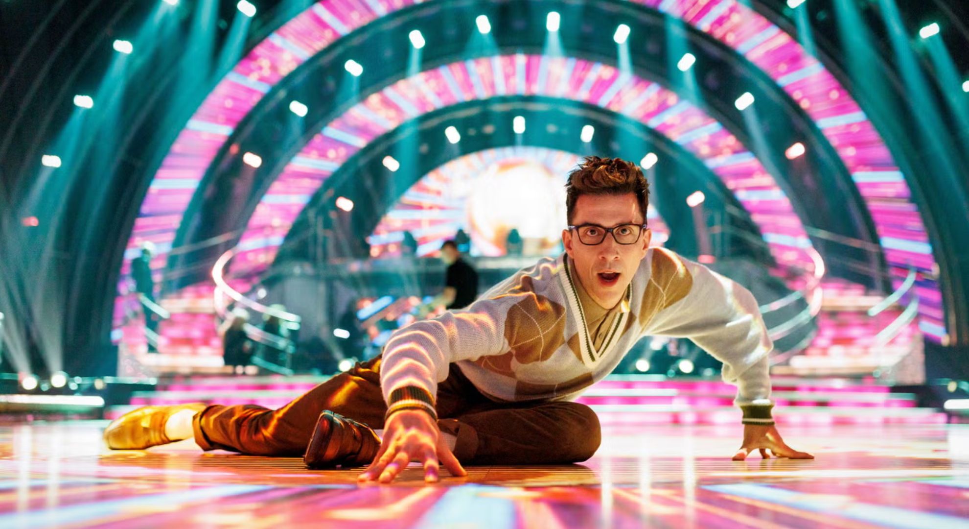 Russell Kane during Strictly Red Nose Day special