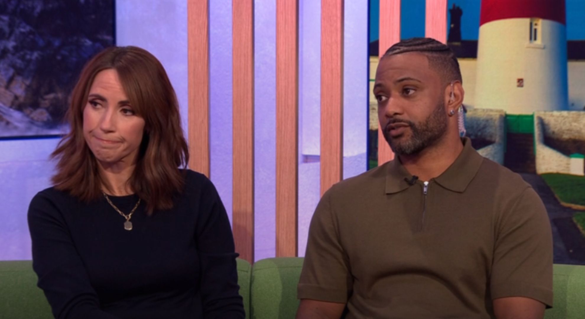 Alex Jones and JB Gill presenting The One Show 