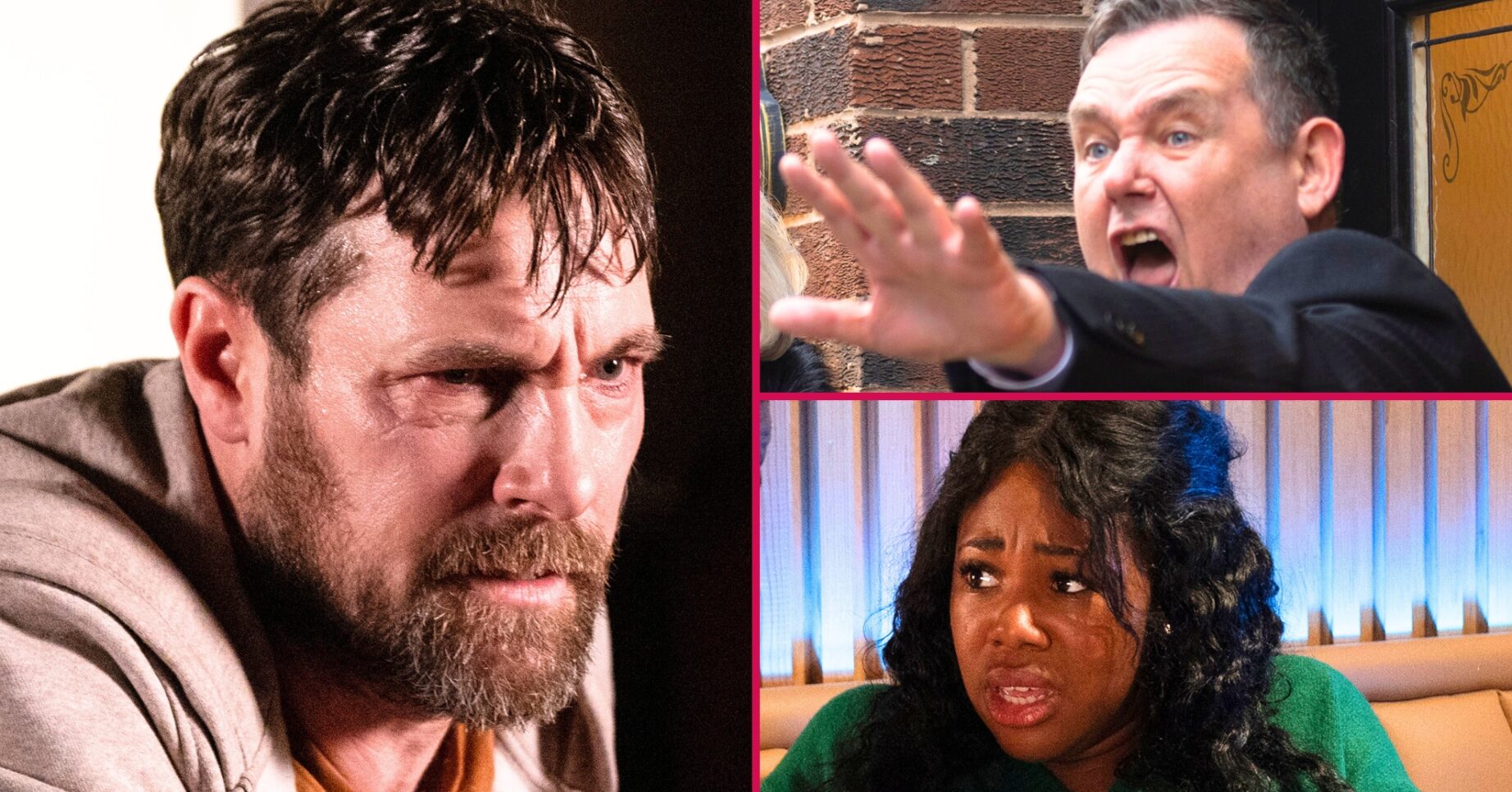 Coronation Street's Rob, George, Dee-Dee