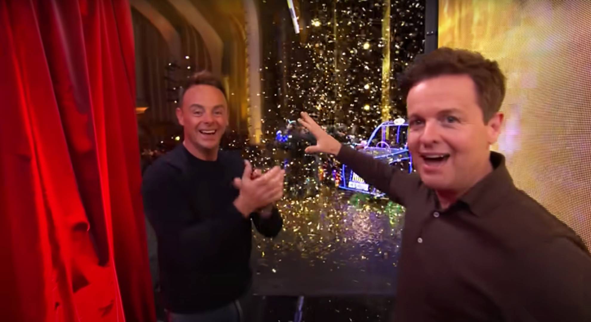 Ant and Dec applaud