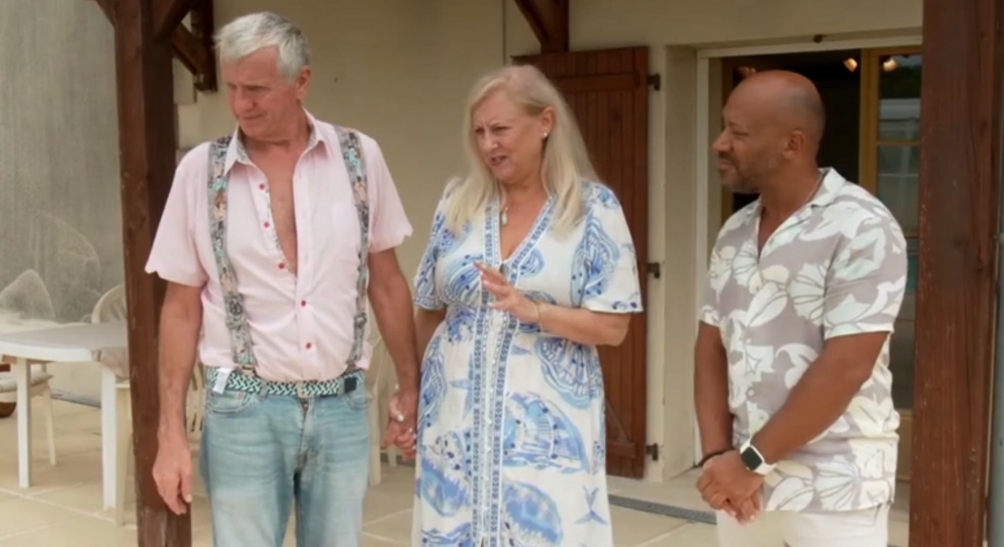 Carl, Sonia, and Craig Rowe on A Place in the Sun