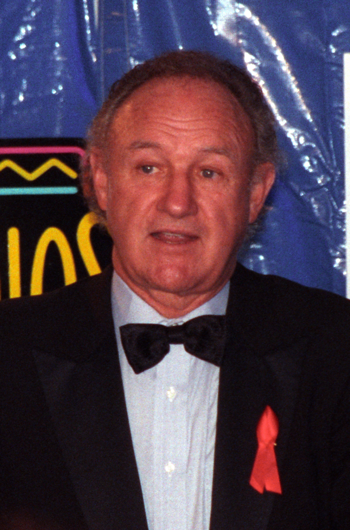 Gene Hackman looking to the side