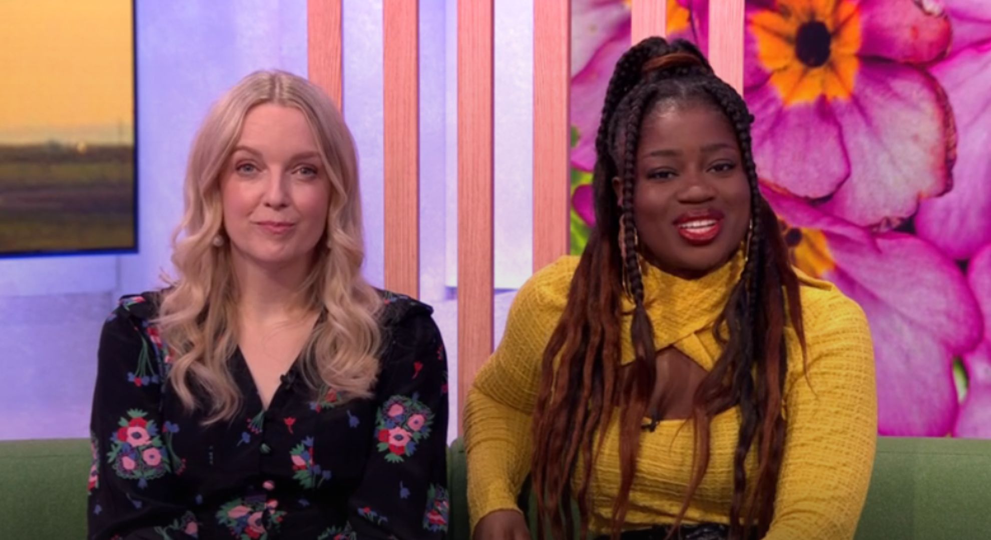 Clara Amfo and Lauren Laverne hosting The One Show