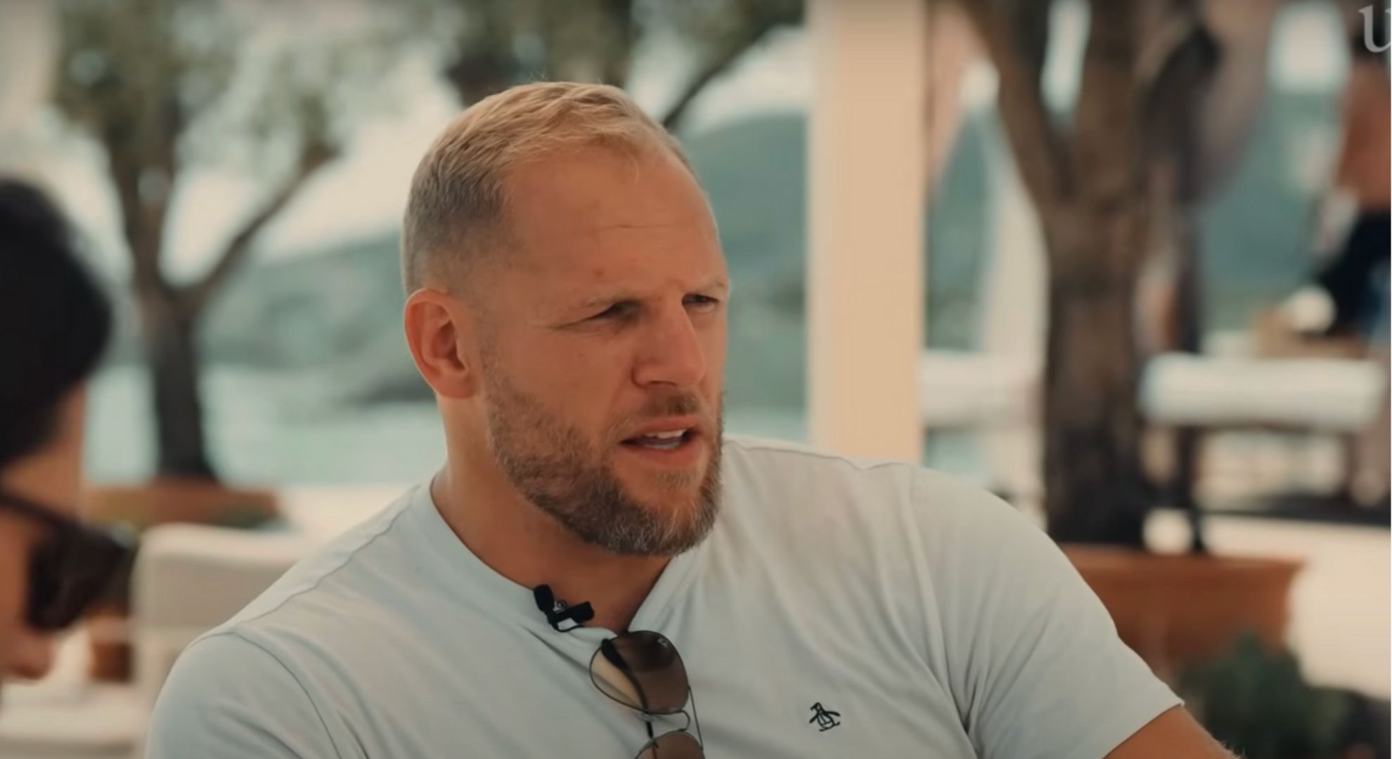 James Haskell speaking in an interview