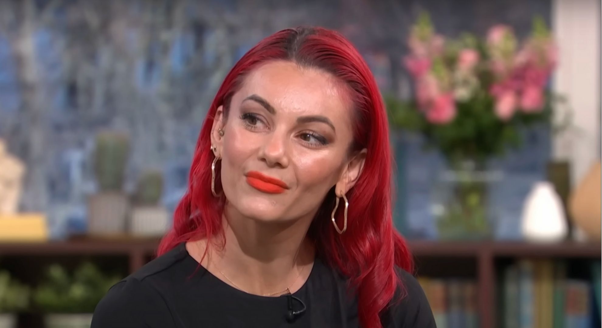 Dianne Buswell smiling slightly on This Morning 