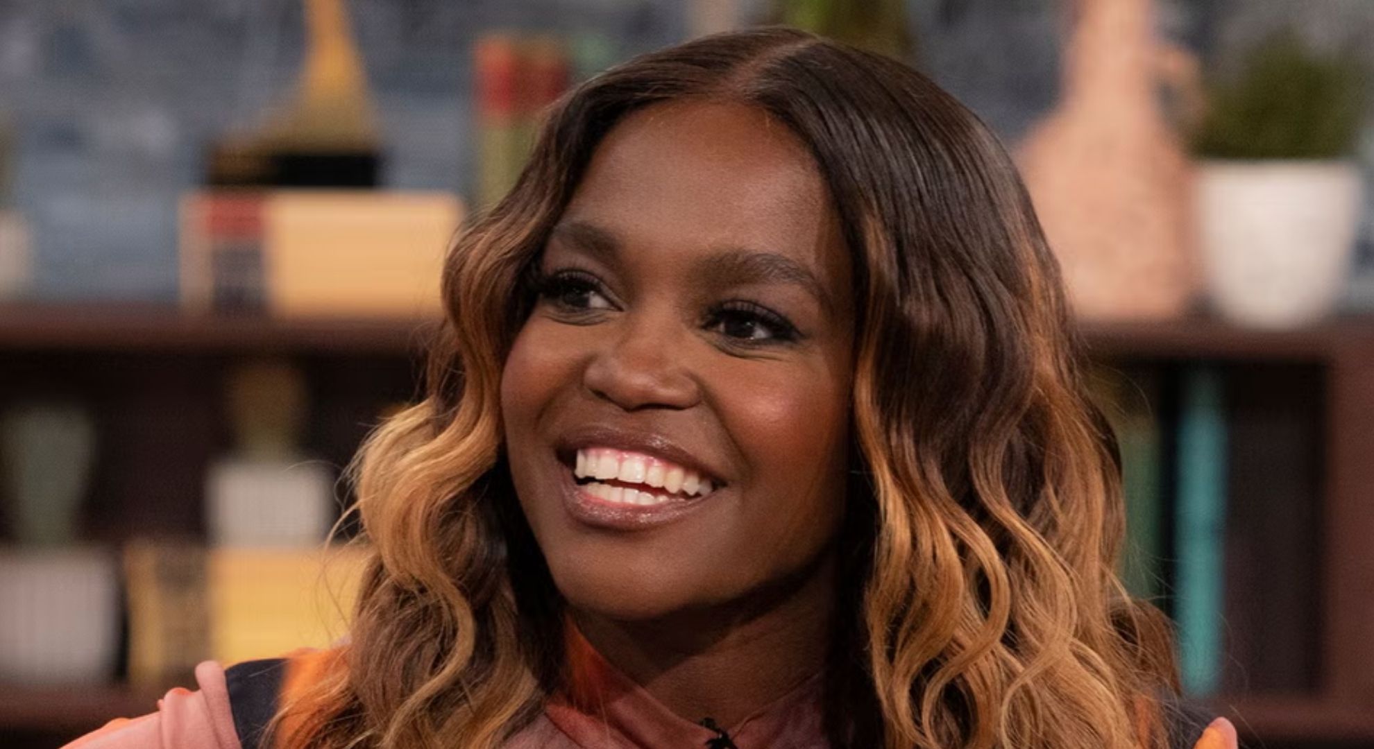 Oti Mabuse smiling on This Morning