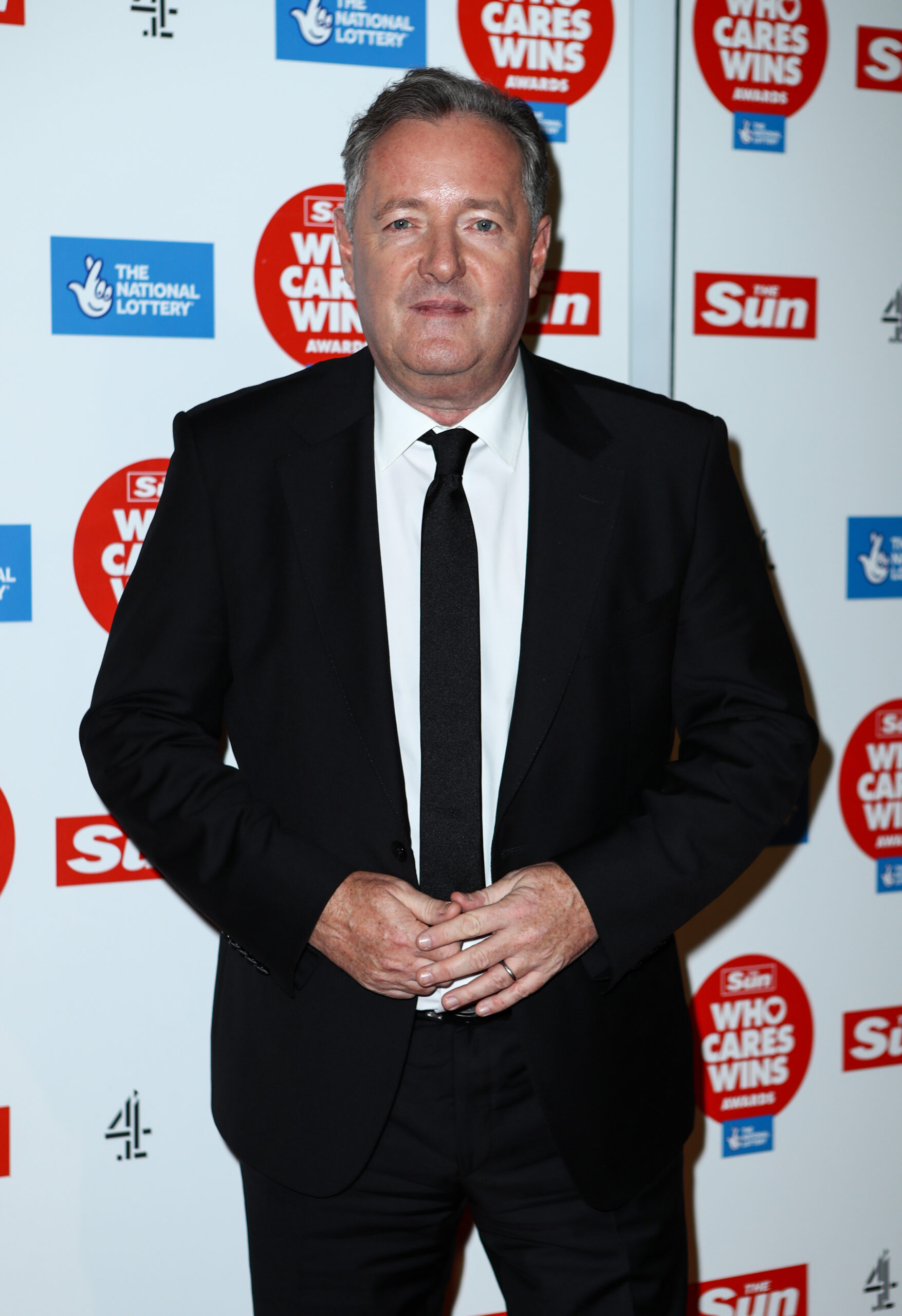 Piers Morgan on the red carpet