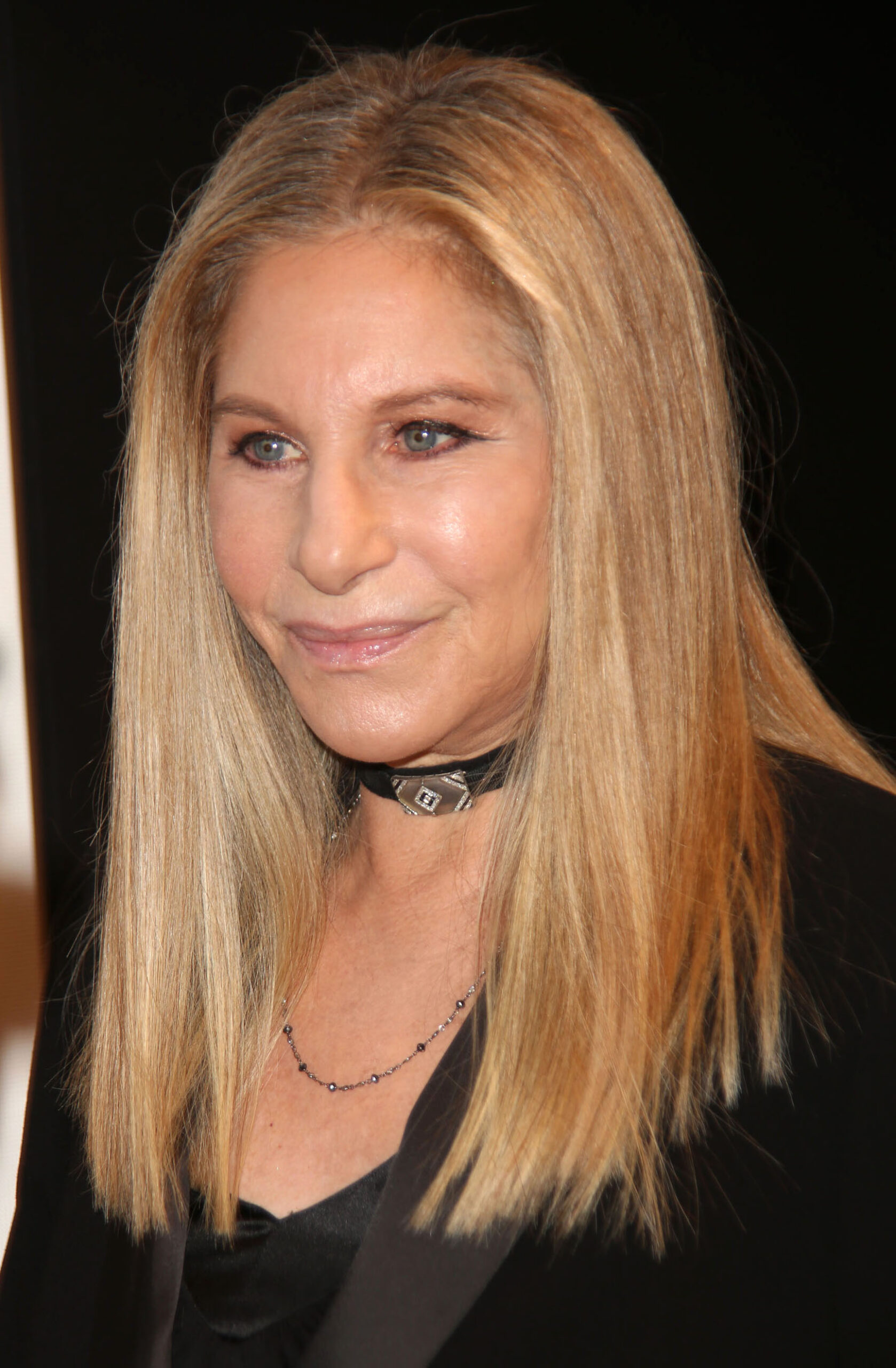 Barbara Streisand looking in front