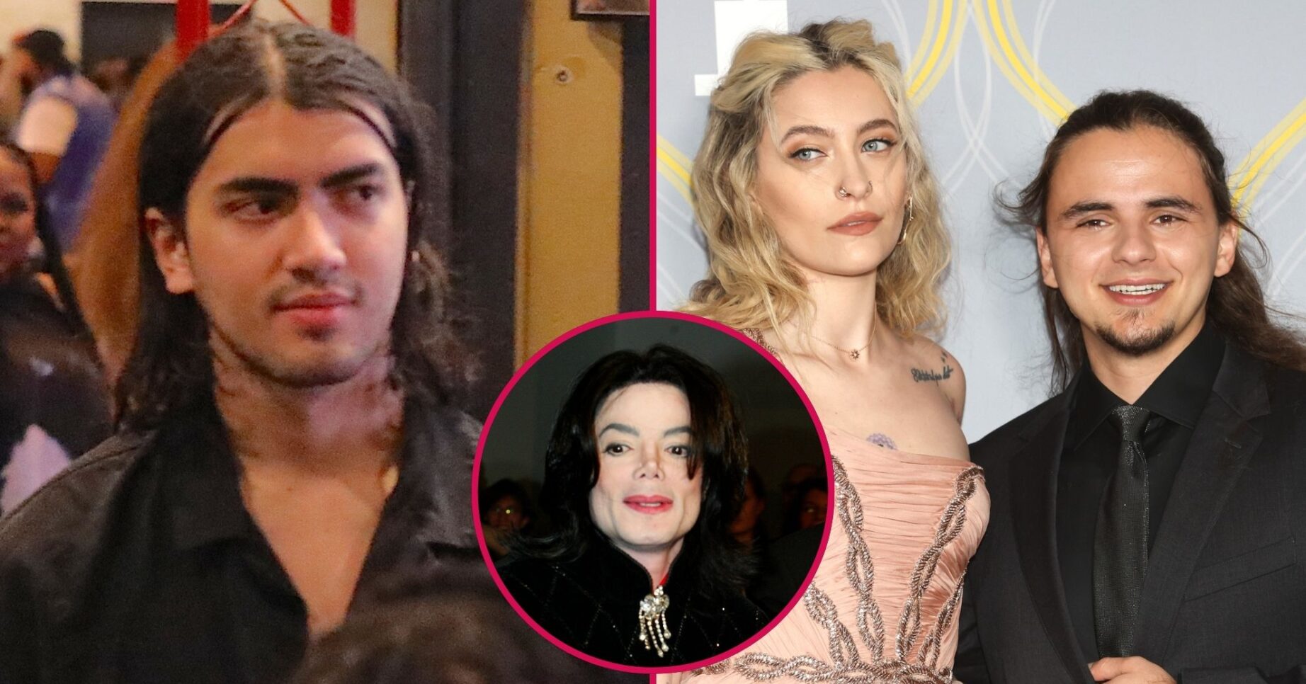 Michael Jackson and photos of his kids Bigi, Paris, and Prince