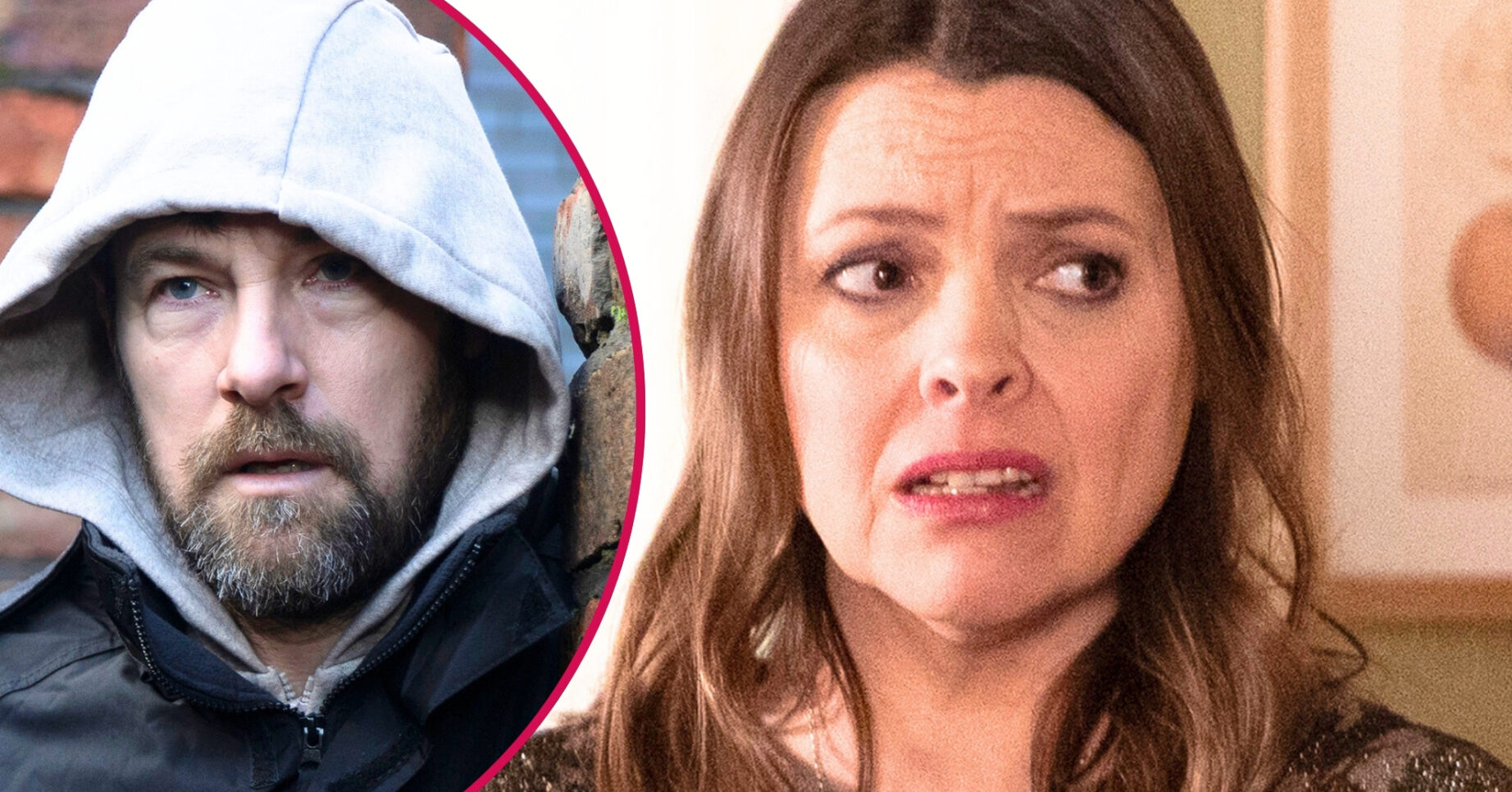 Coronation Street's Tracy, in a bubble is Rob