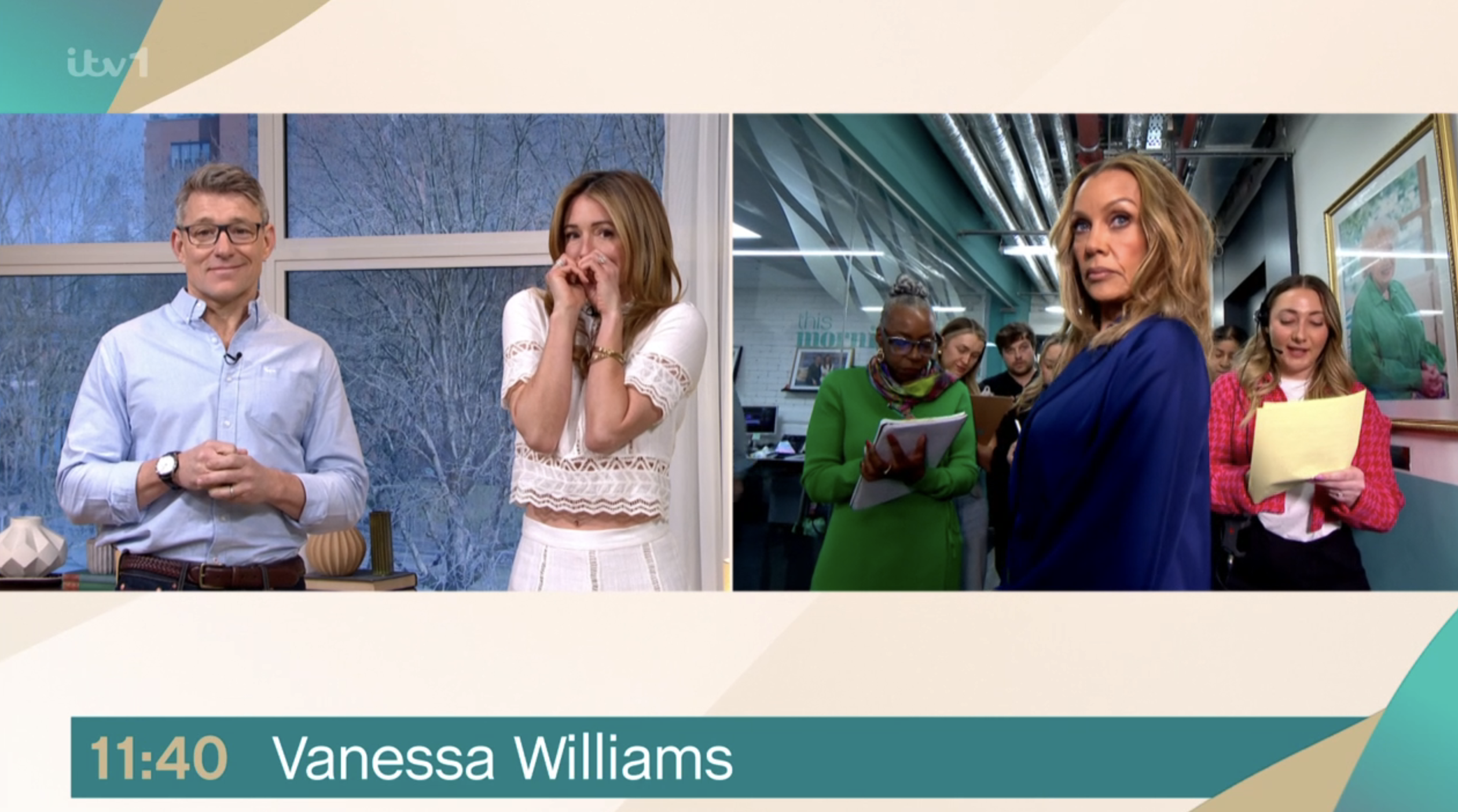 Ben Shephard and Cat Deeley presenting This Morning