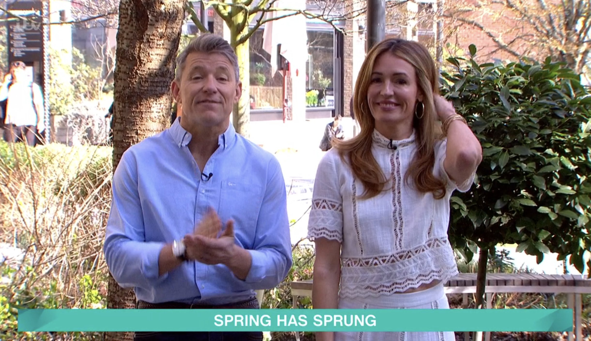 Ben Shephard and Cat Deeley presenting This Morning