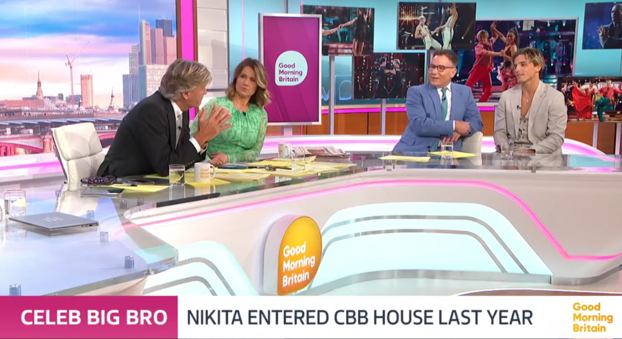 Nikita Kuzmin and Richard Madeley on GMB