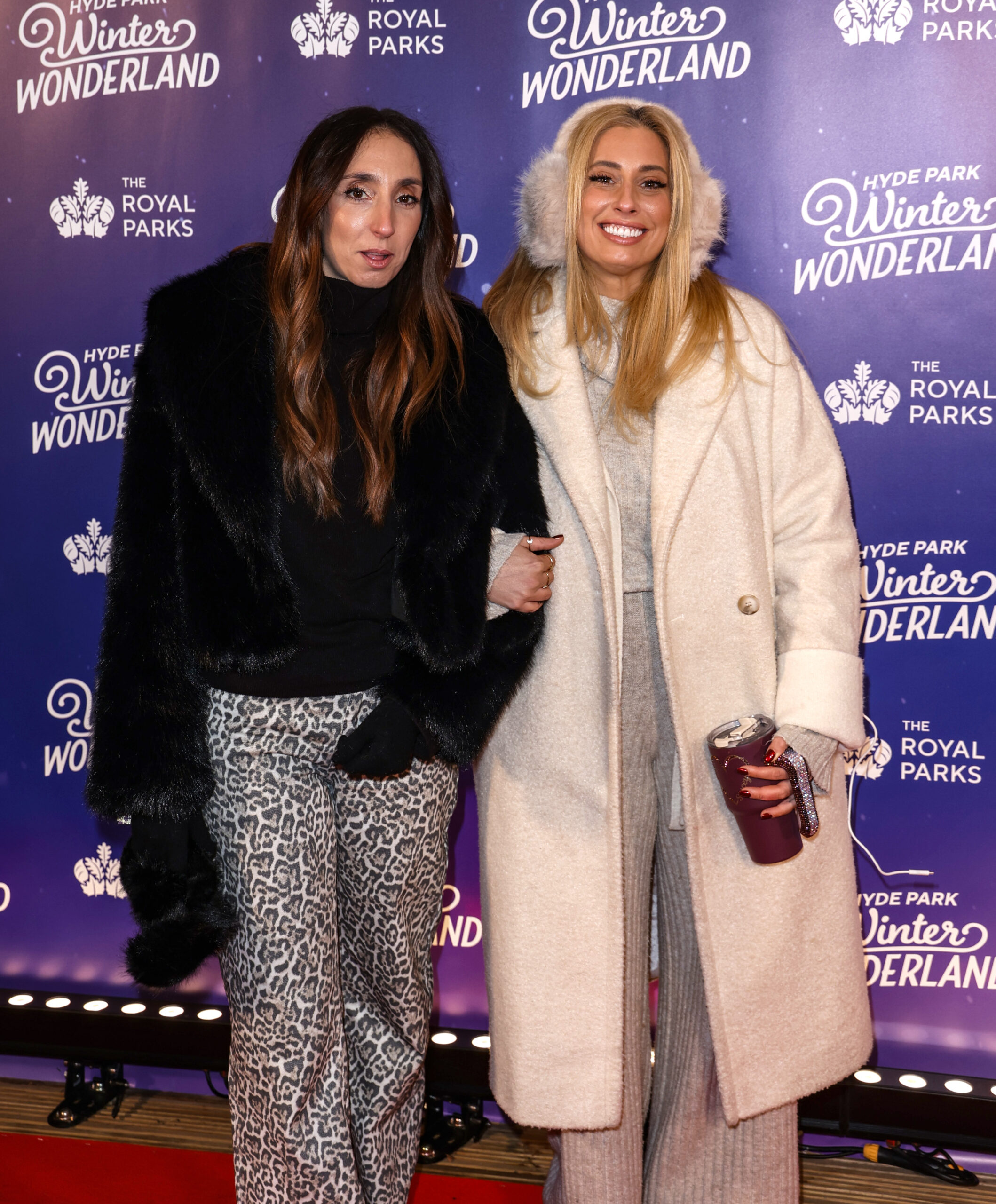 Jemma and Stacey Solomon at Winter Wonderland