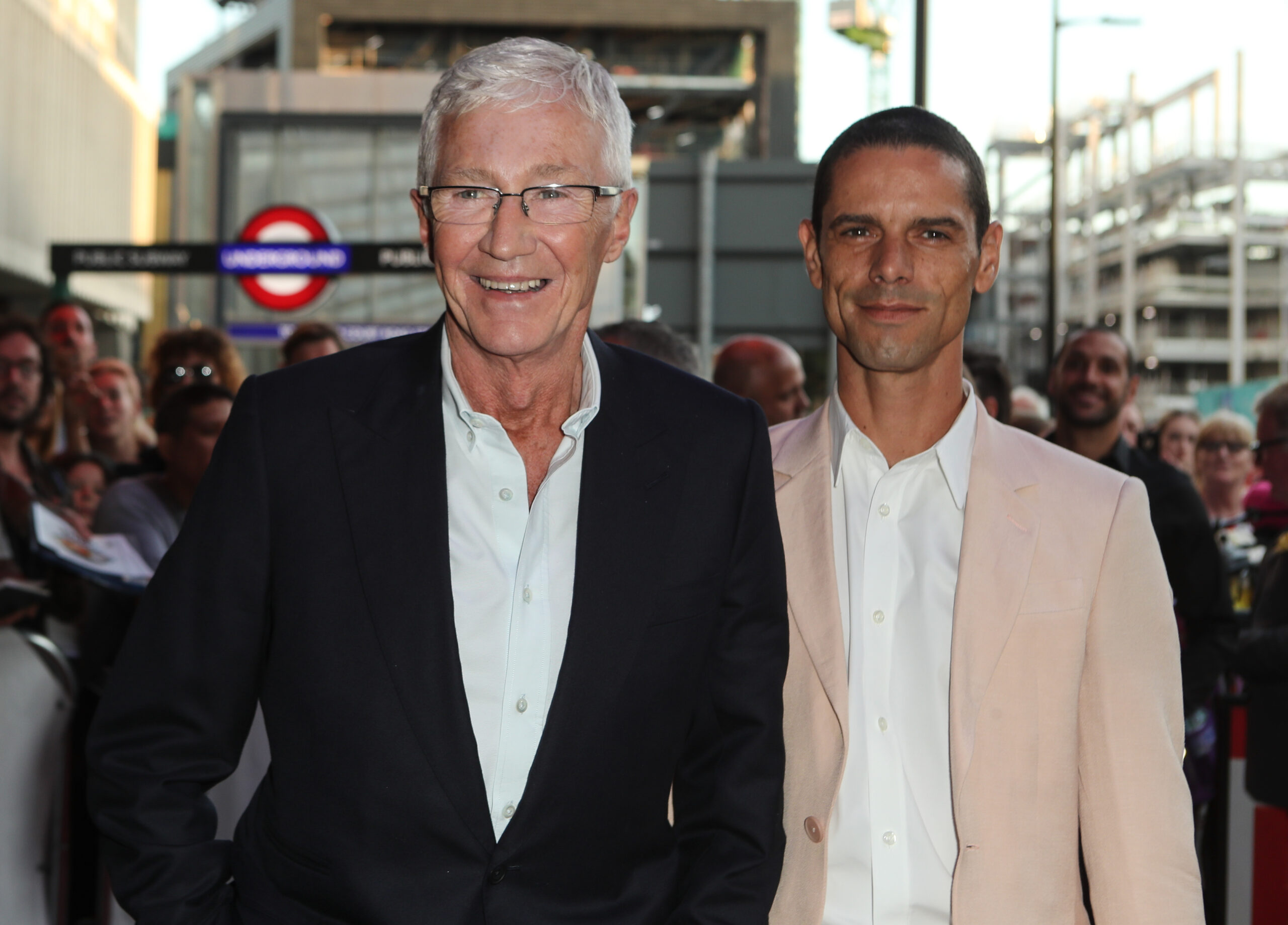 Paul and his widower smiling